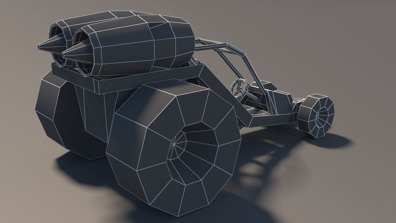 Low Poly Car Pack 01 Low-poly 3D model_40