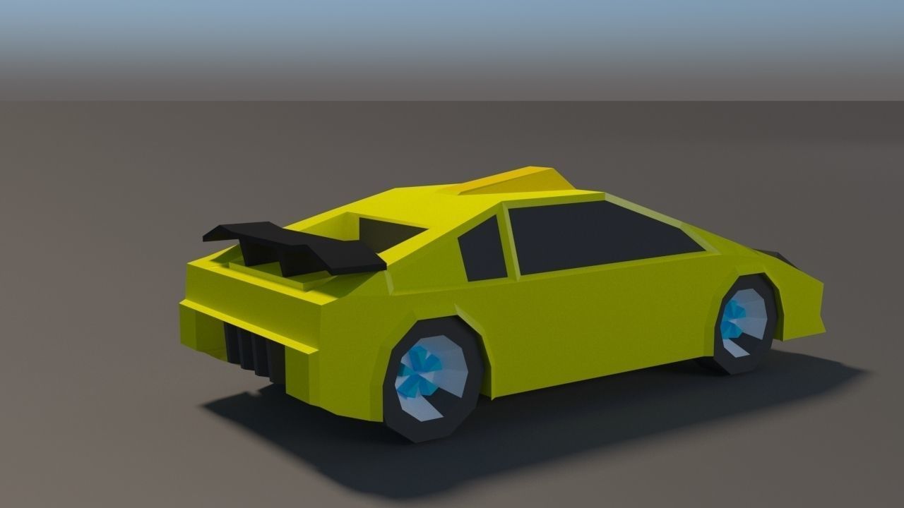 Low Poly Car Pack 01 Low-poly 3D model_18