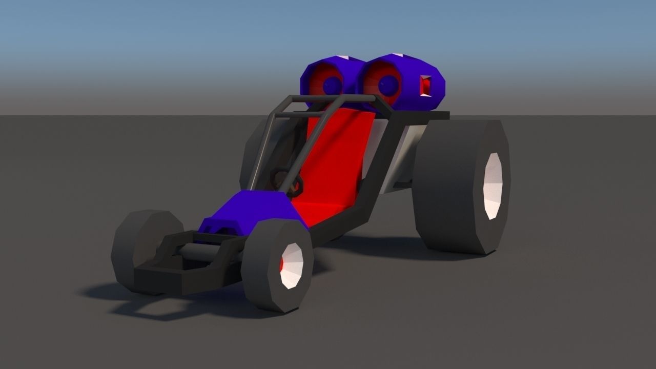 Low Poly Car Pack 01 Low-poly 3D model_15
