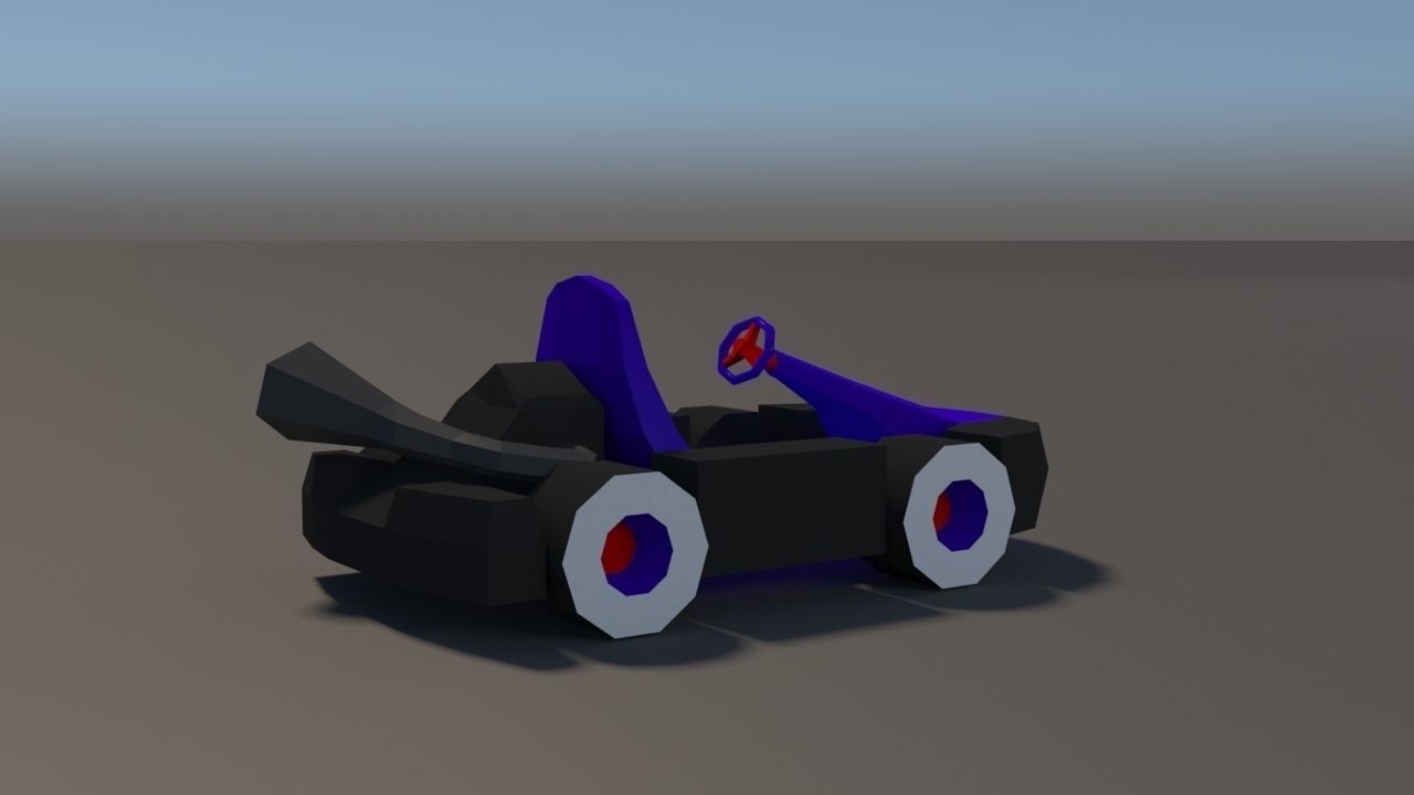 Low Poly Car Pack 01 Low-poly 3D model_23