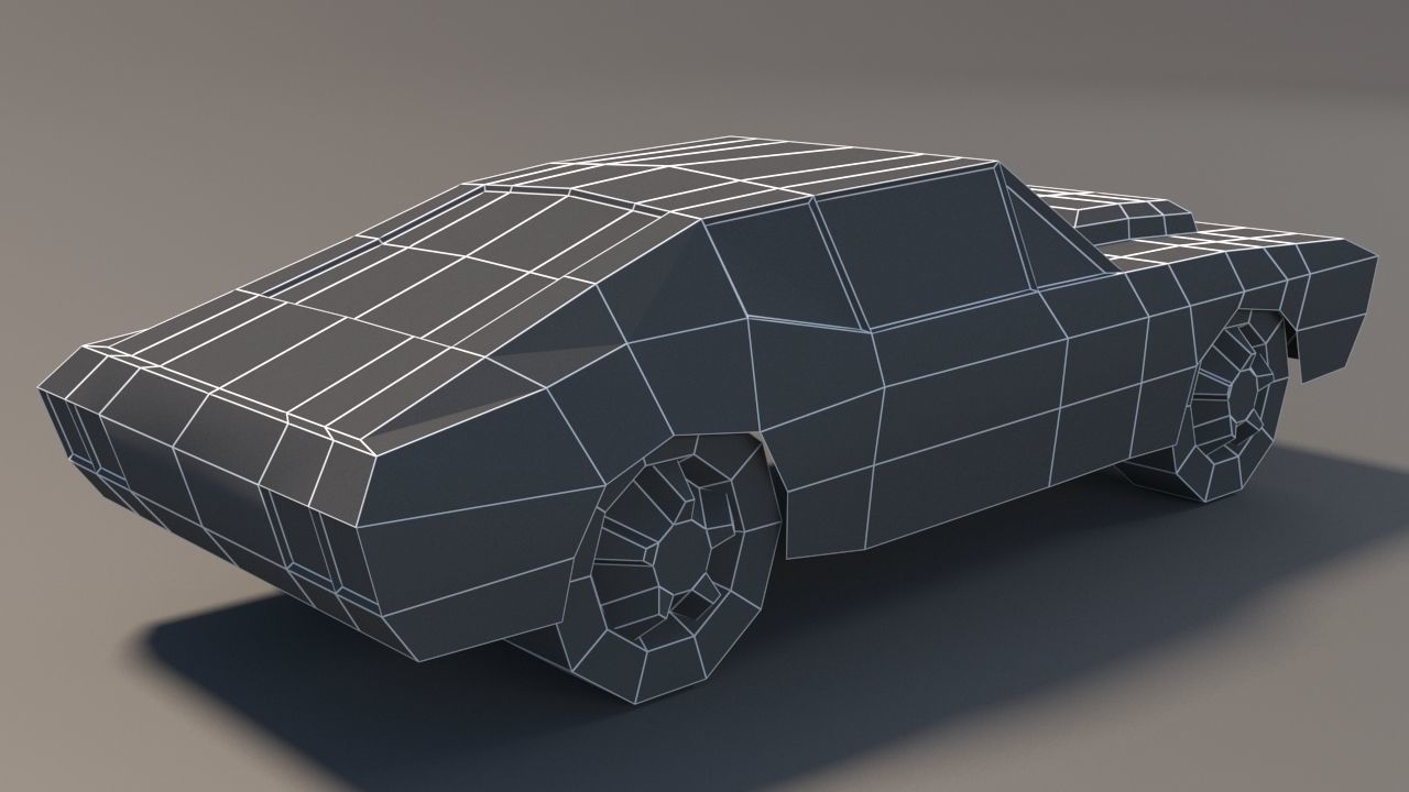 Low Poly Car Pack 01 Low-poly 3D model_43