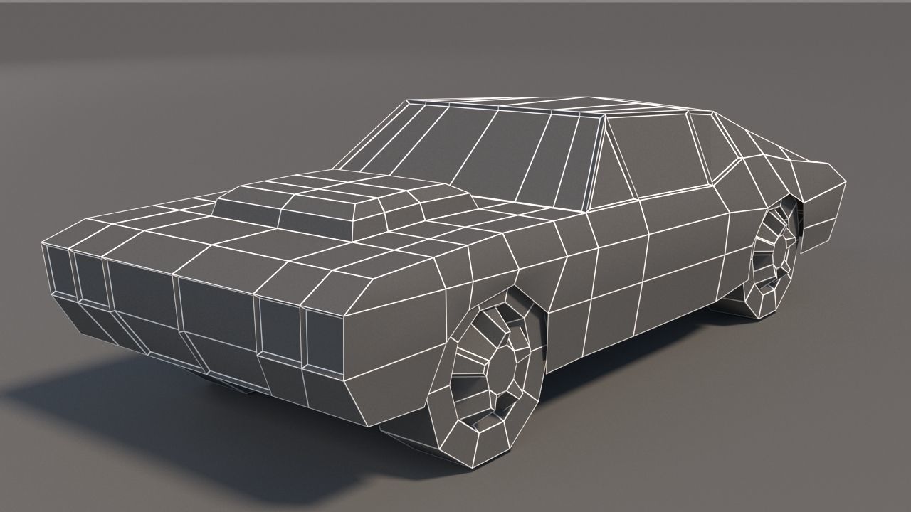 Low Poly Car Pack 01 Low-poly 3D model_44