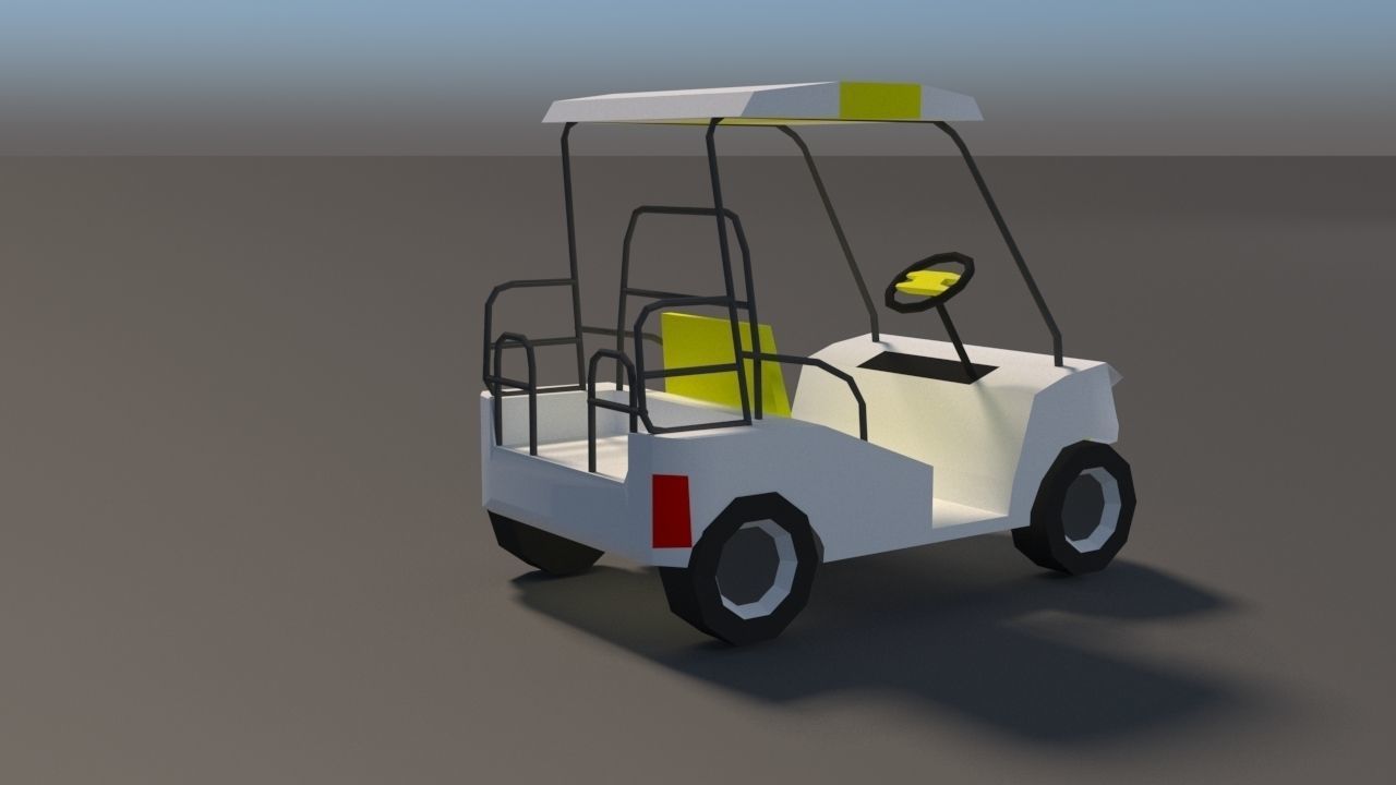 Low Poly Car Pack 01 Low-poly 3D model_12