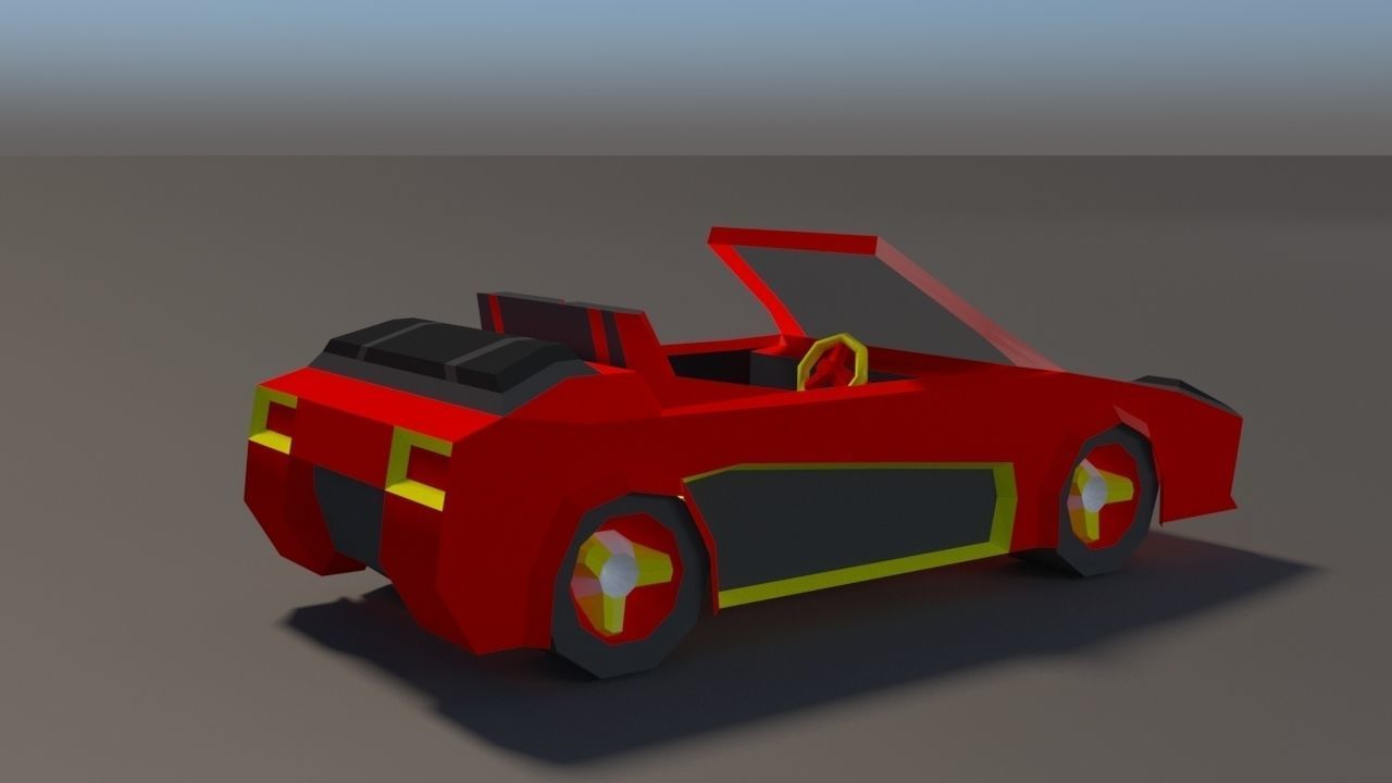 Low Poly Car Pack 01 Low-poly 3D model_2