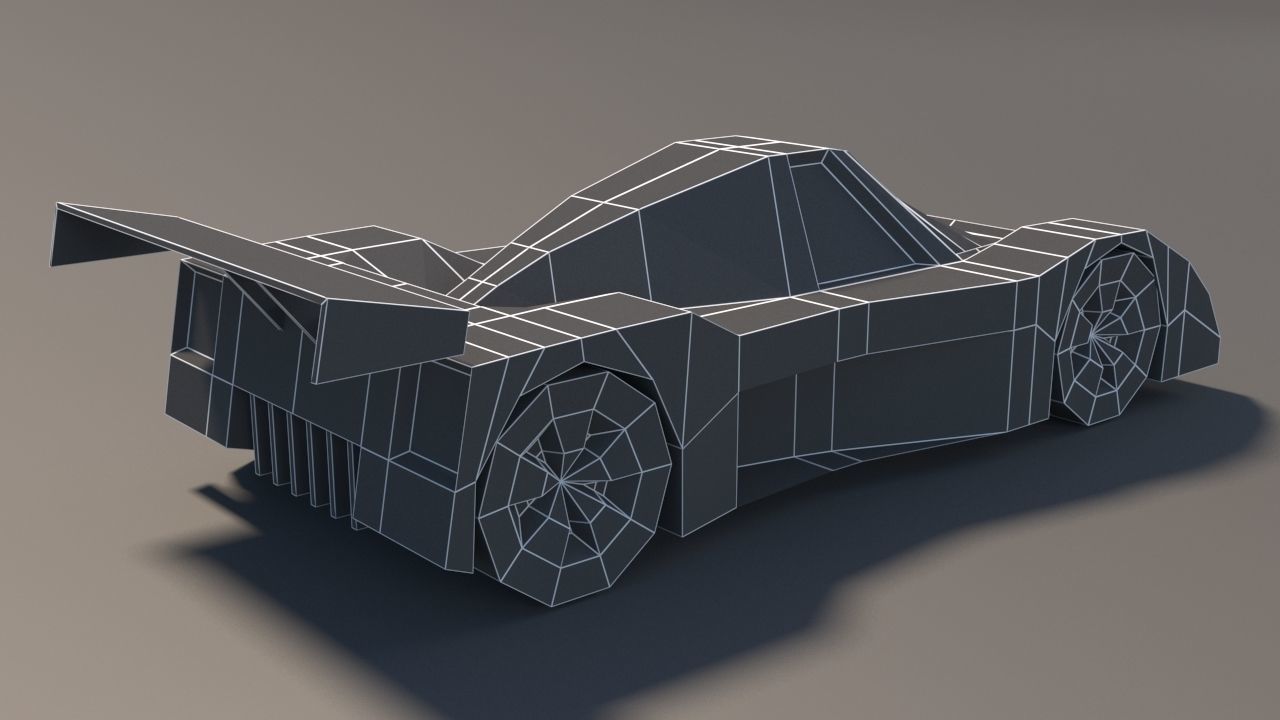 Low Poly Car Pack 01 Low-poly 3D model_42