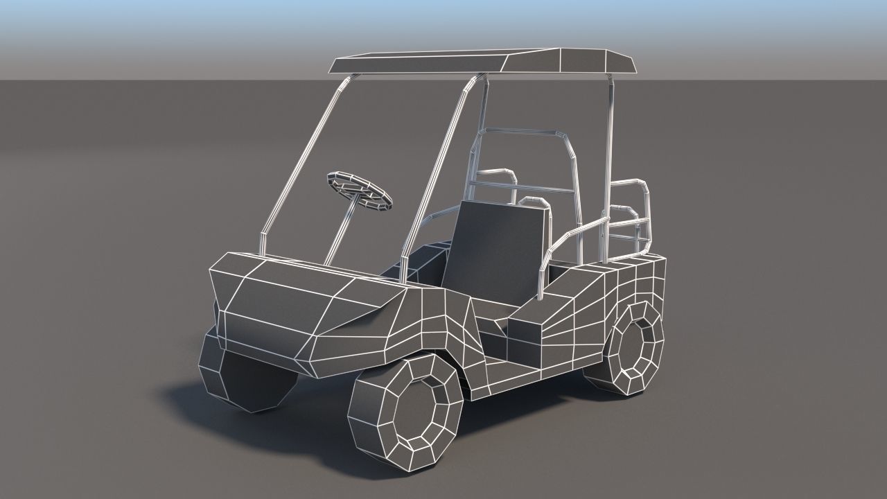 Low Poly Car Pack 01 Low-poly 3D model_37