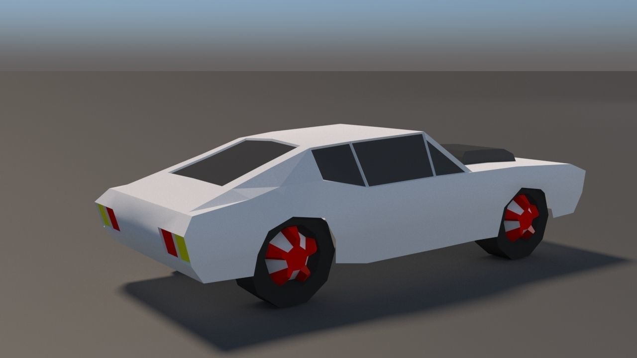 Low Poly Car Pack 01 Low-poly 3D model_20