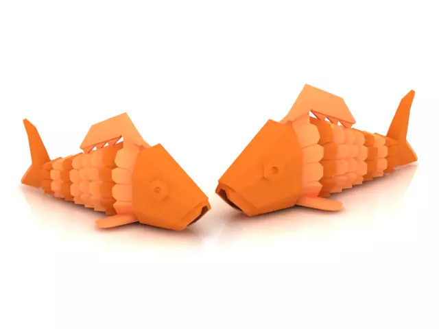 Low Poly Fish 3D print model