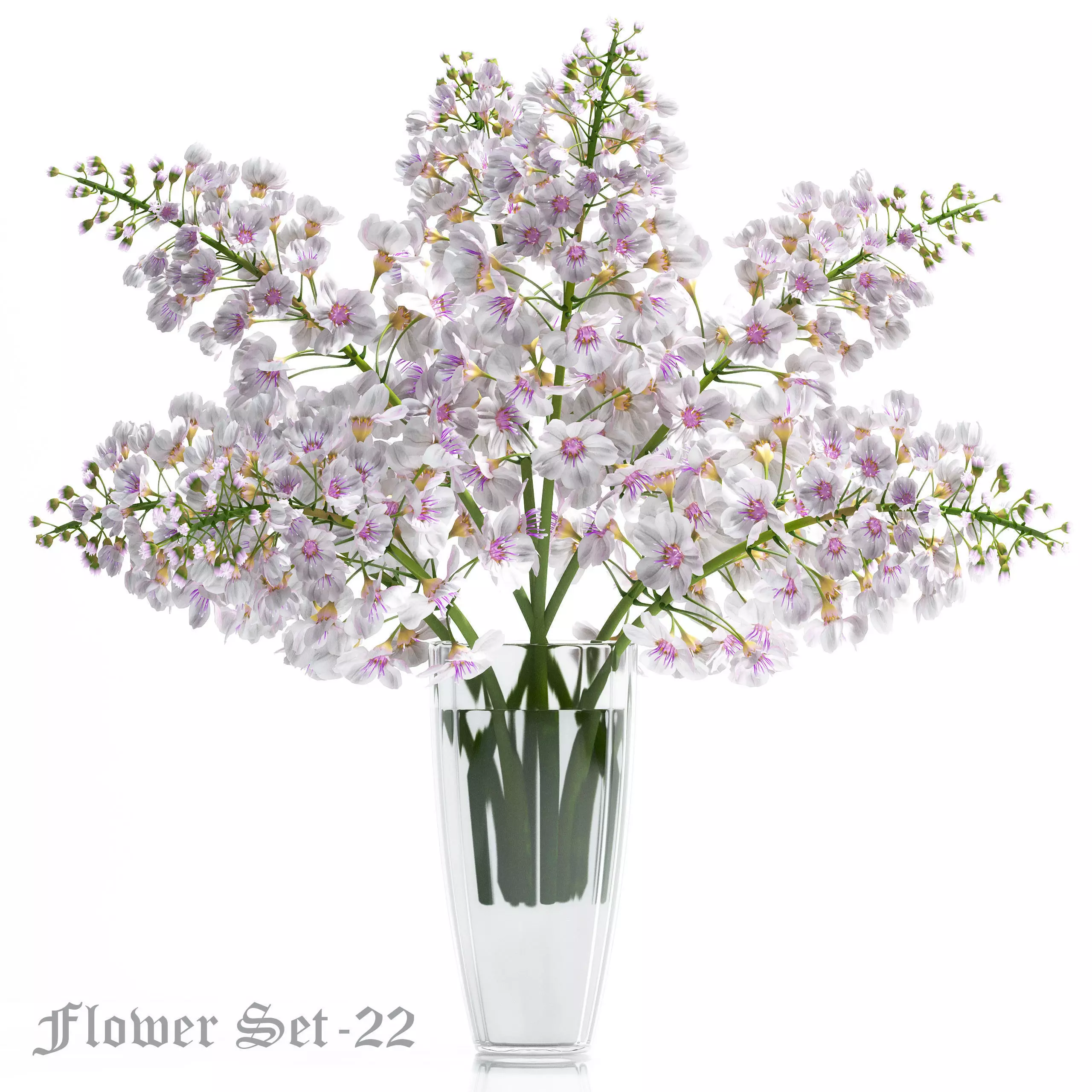 Flower Vase Set 3D model