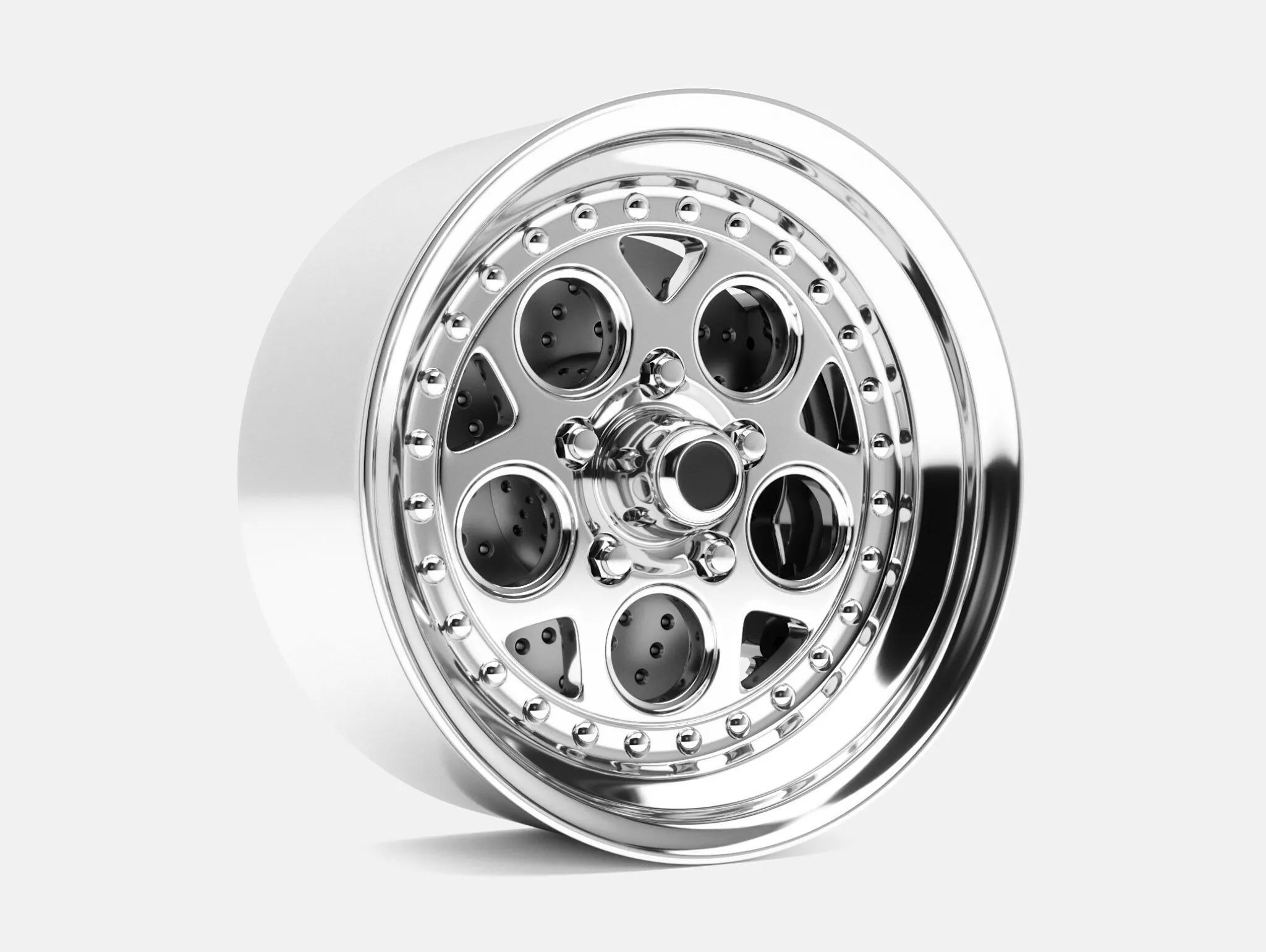 15x7 Center Line Rev 2 Wheel and Brake 3D print model