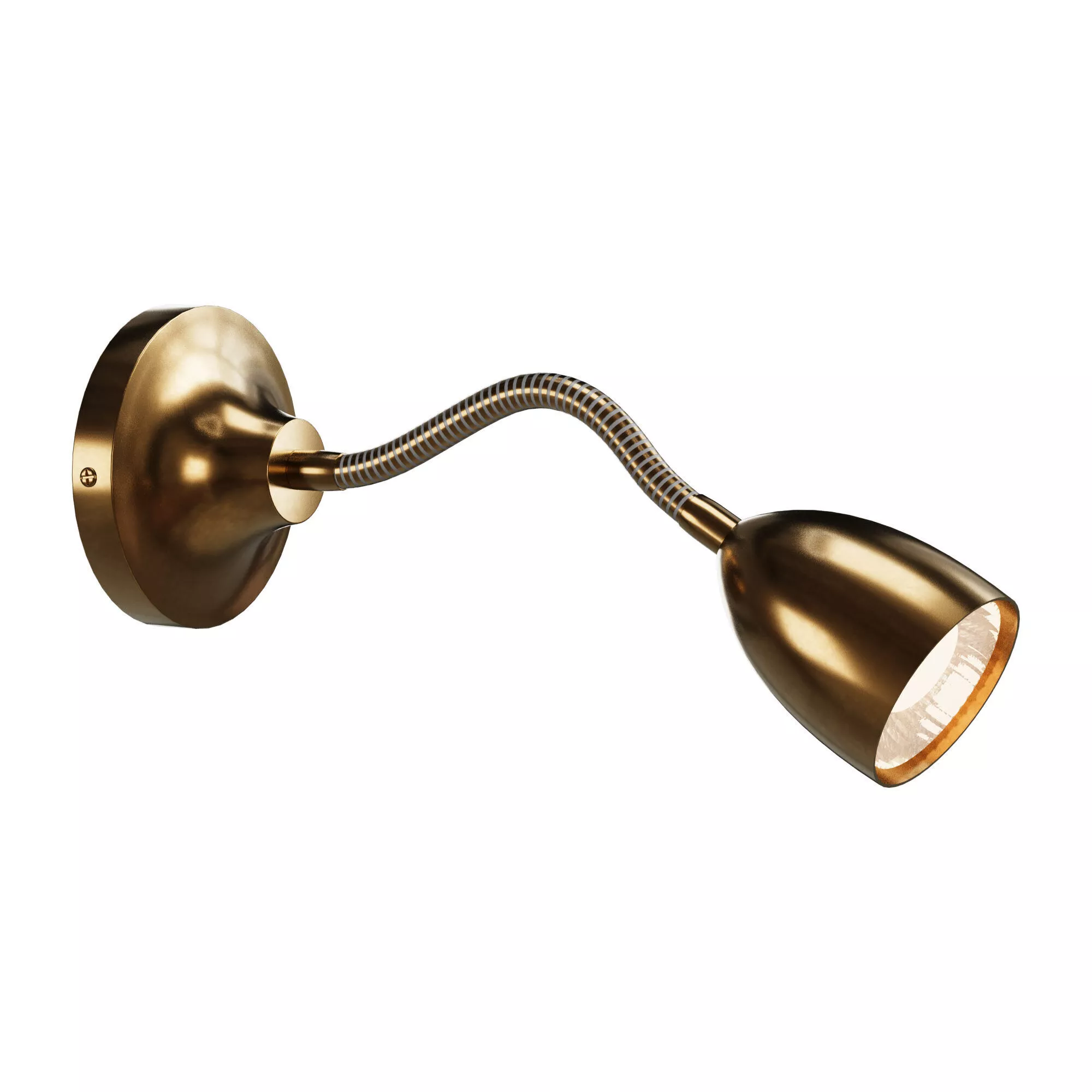 Sydney Adjustable Brass Loft Wall Sconce 3D model