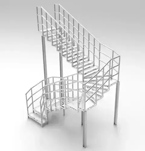 Steel Staircase
