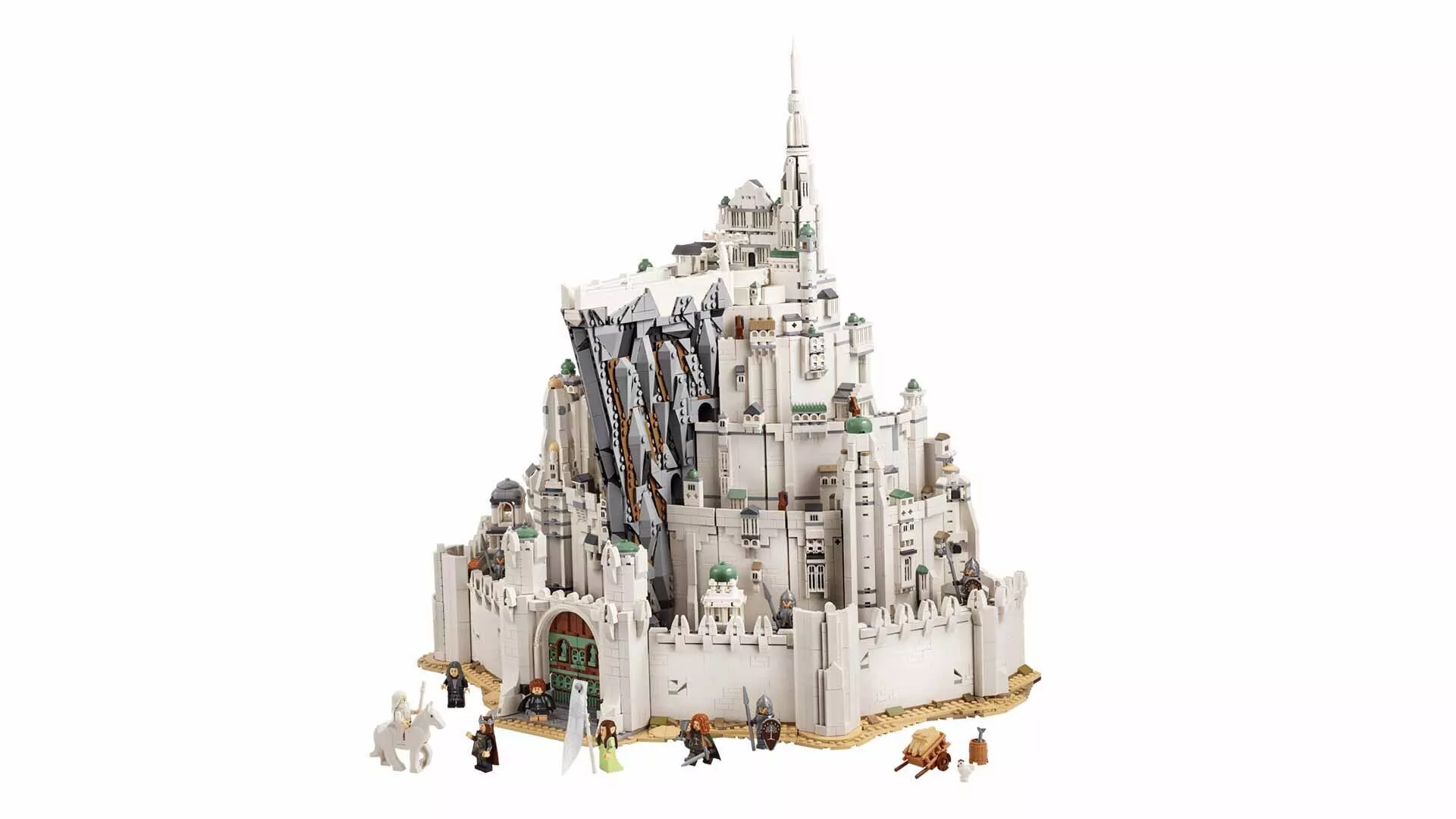 MB-11377 Fantasy White Citadel City 3D print model