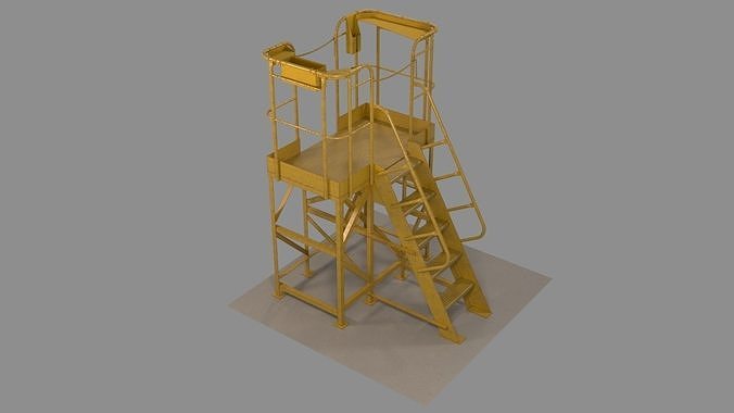 The technological platform mk 2 3D model