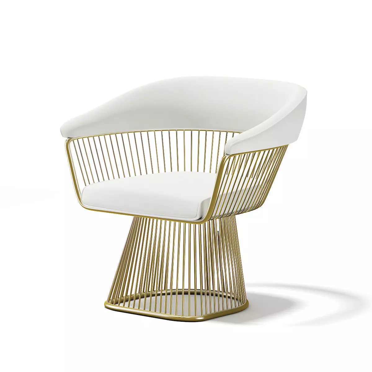 Metal Armchair 3D model_0