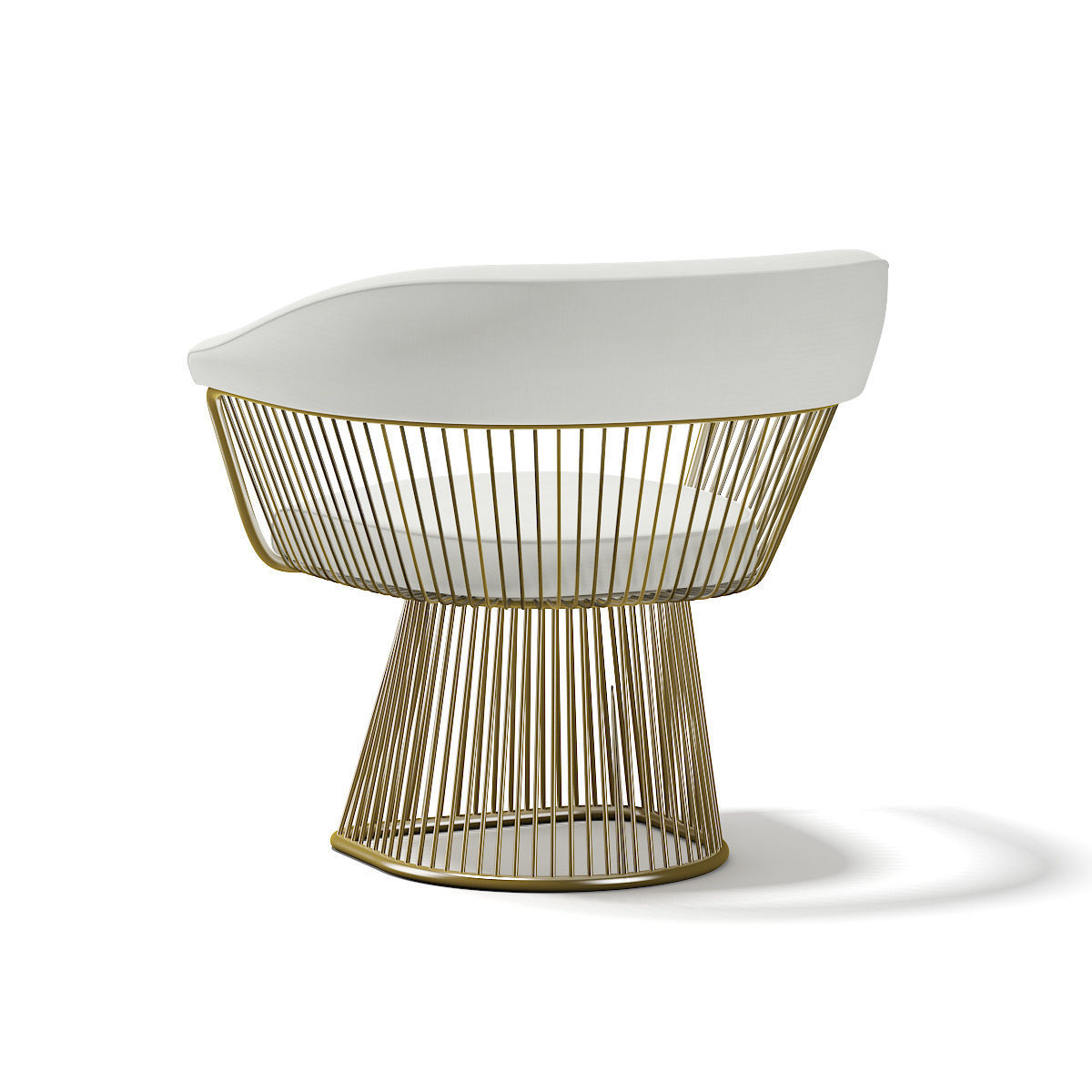 Metal Armchair 3D model_4