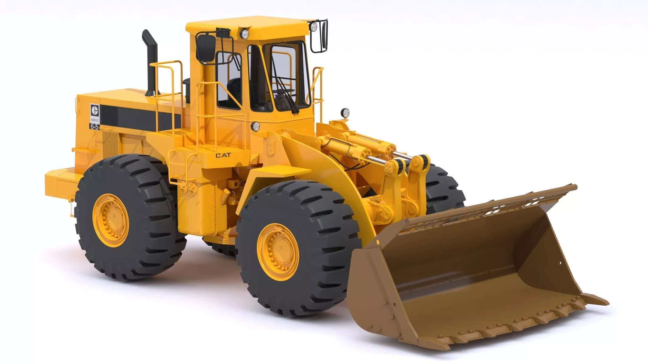 980C Wheel Loader 3D model