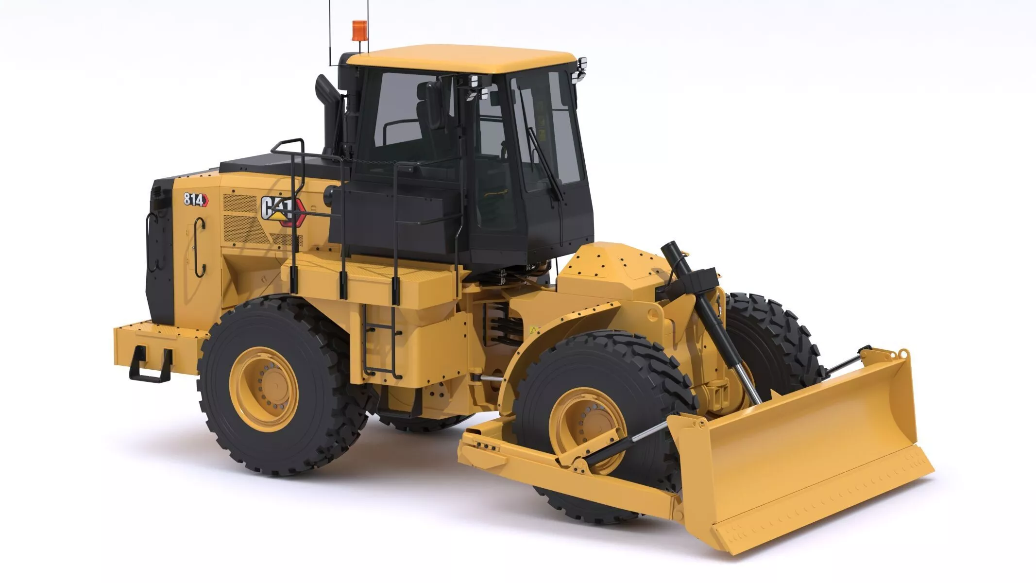 814 Wheel Dozer 3D model