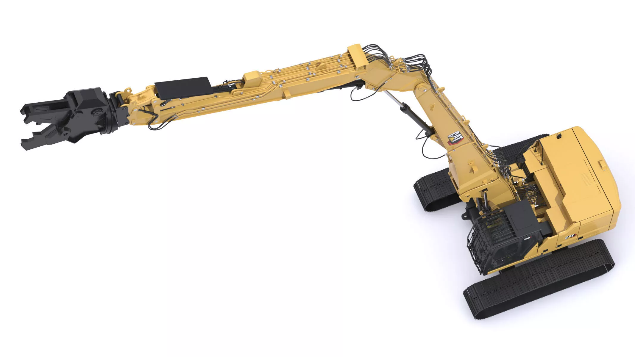 330 UHD Demolition Excavator Tier 4 Stage V 3D model