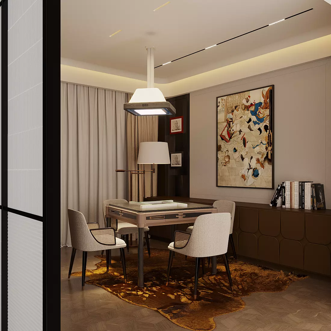 Mahjong Room 3D model