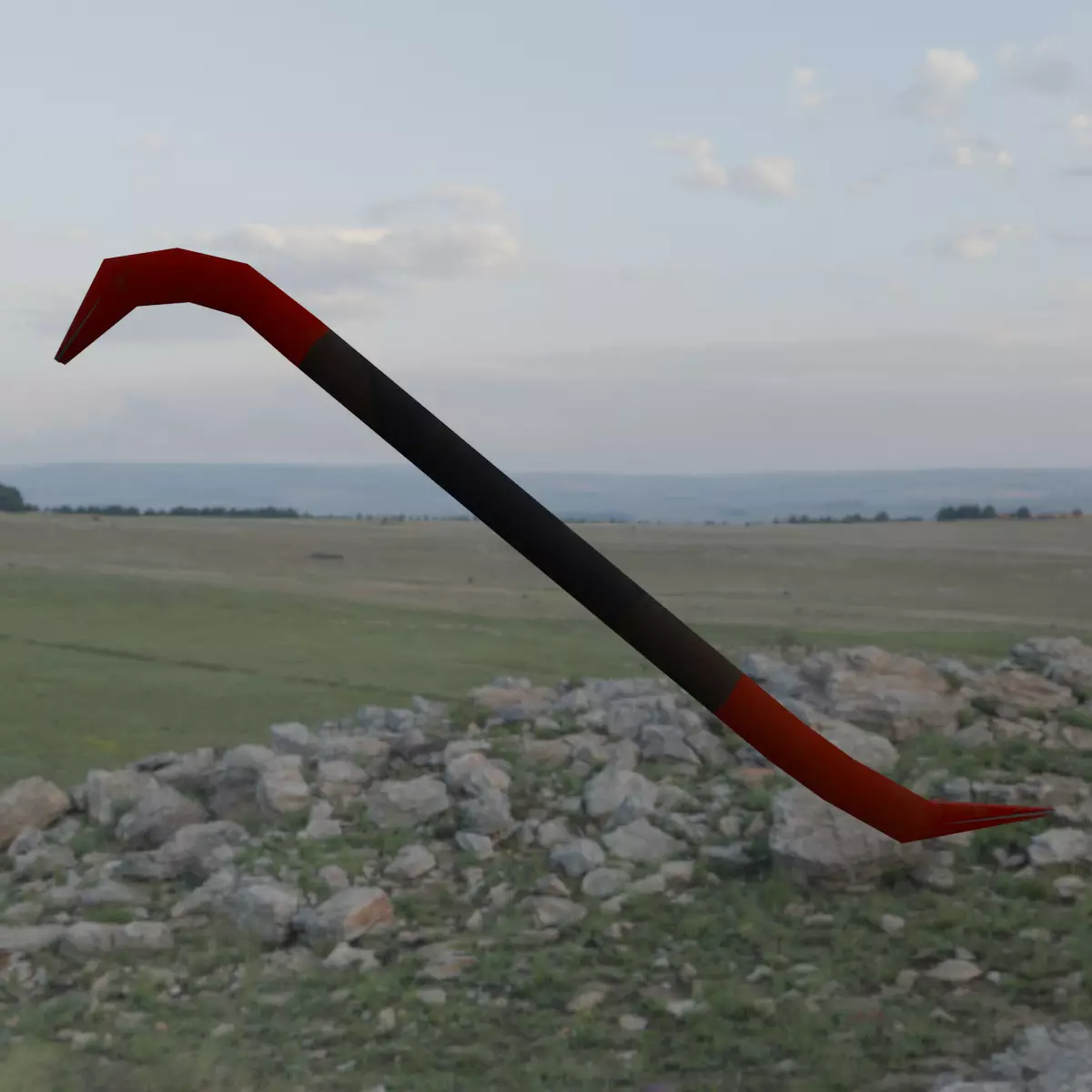 Crowbar Free low-poly 3D model