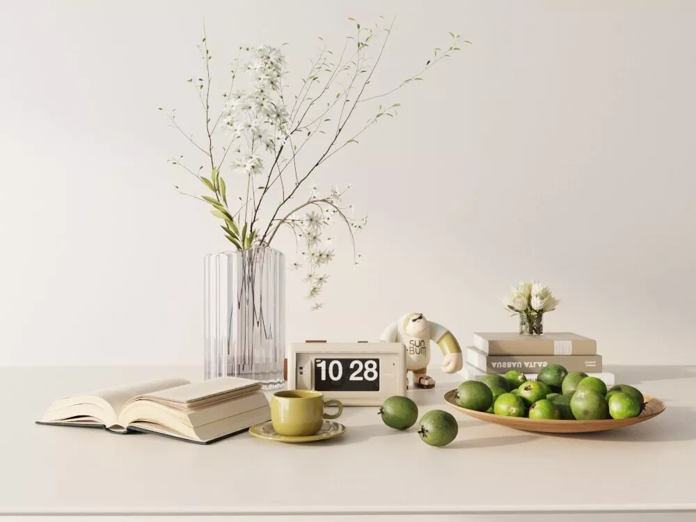 Wabi Sabi Home Decor 3D Models Decorative Objects Set FBX OBJ 3D model