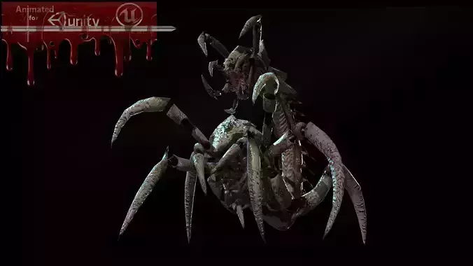 Nightmare Beetle 2 Low-poly 3D model