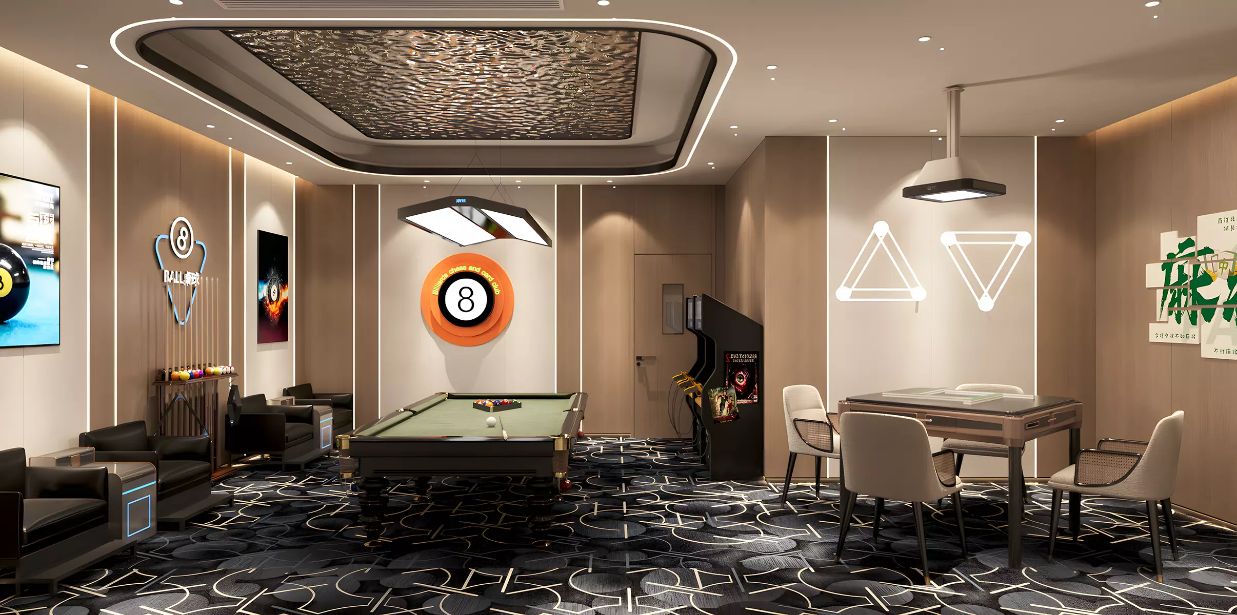 Billiards Room 3D model