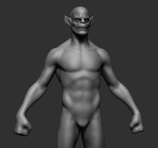 Base Creature Body 3D model
