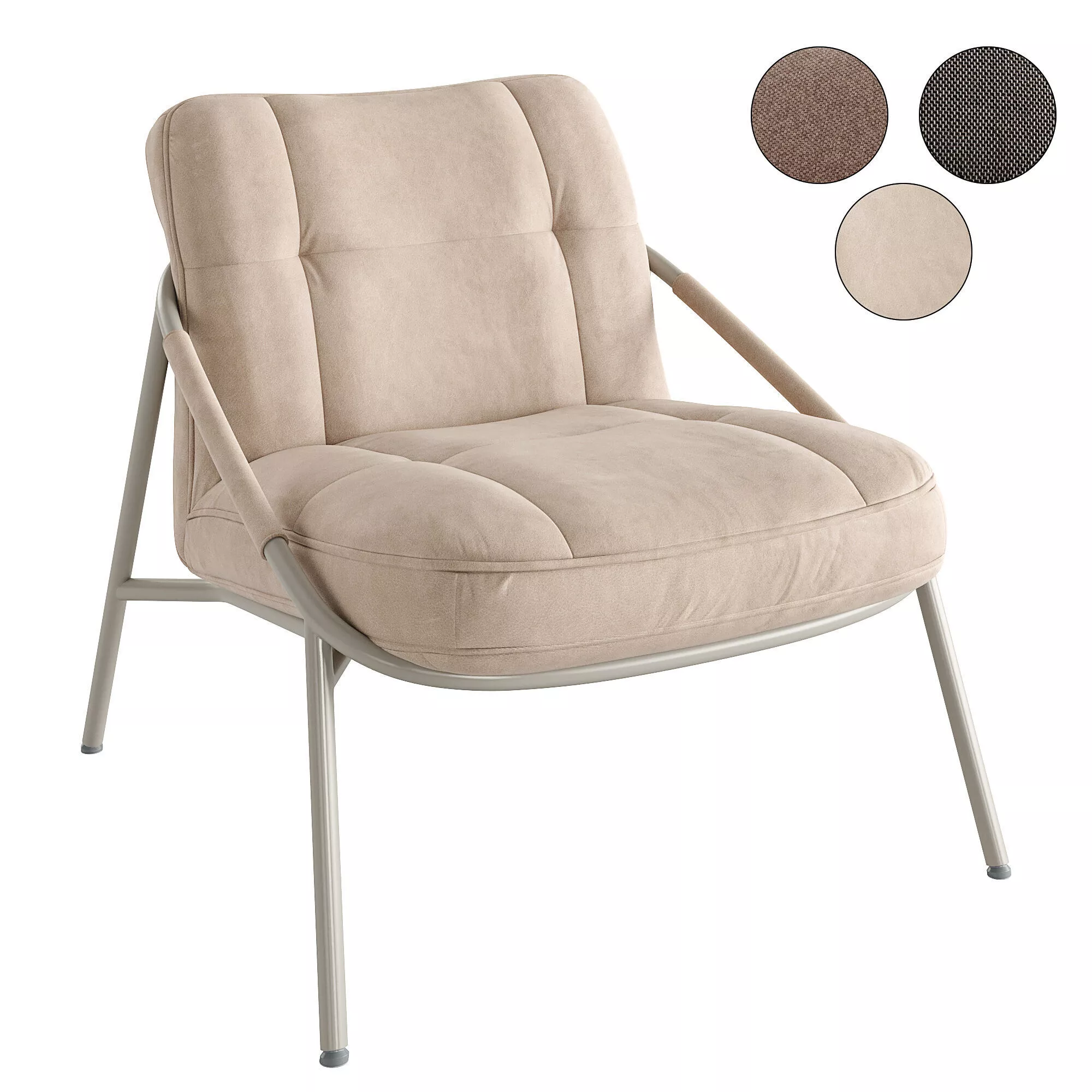 Luke Armchair by Rolf Benz 3D model