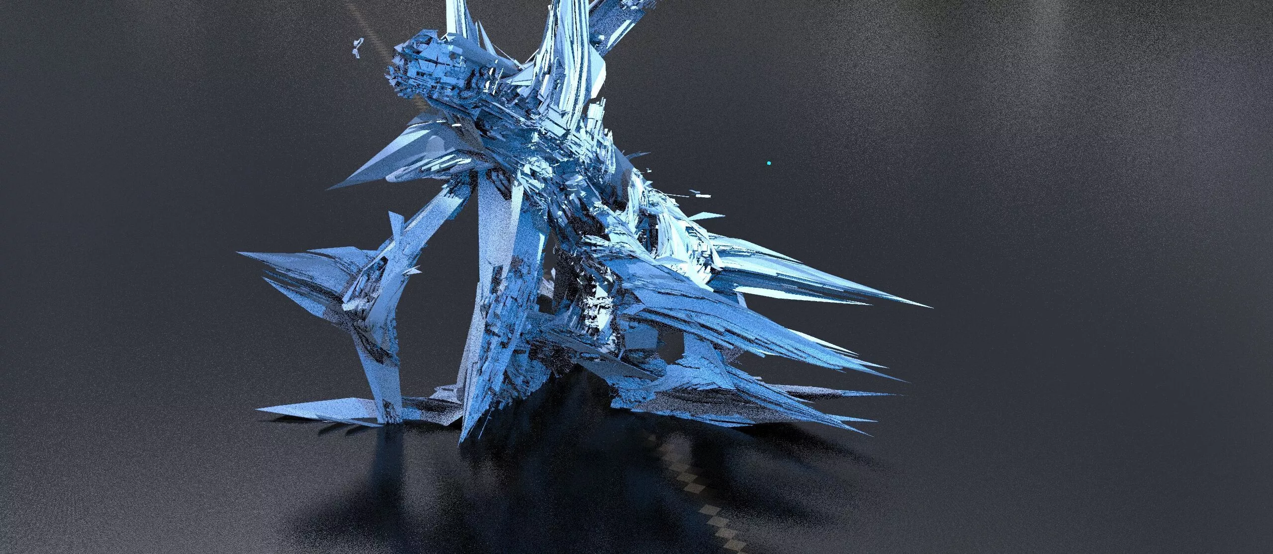 Dubai swim gravity city 1 3D model