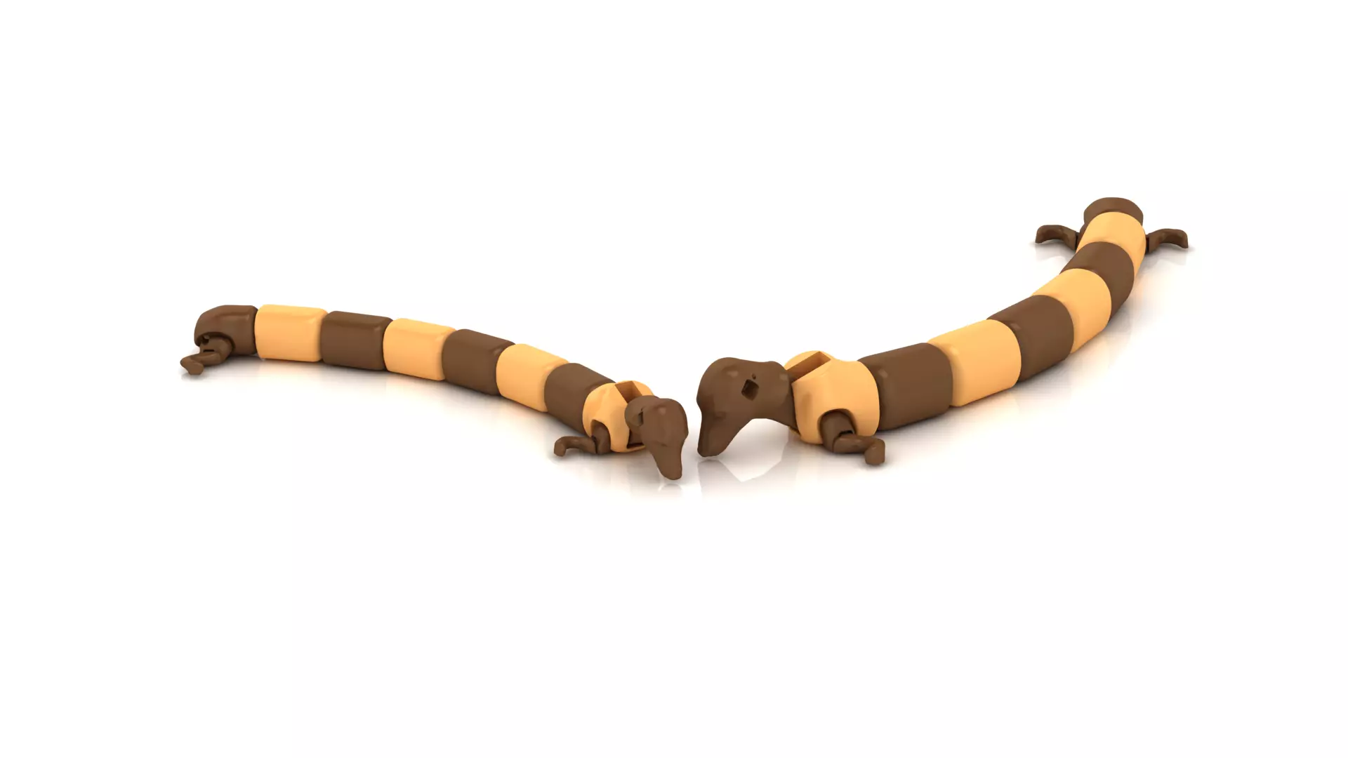 Articulated Anteater Model 3D print model