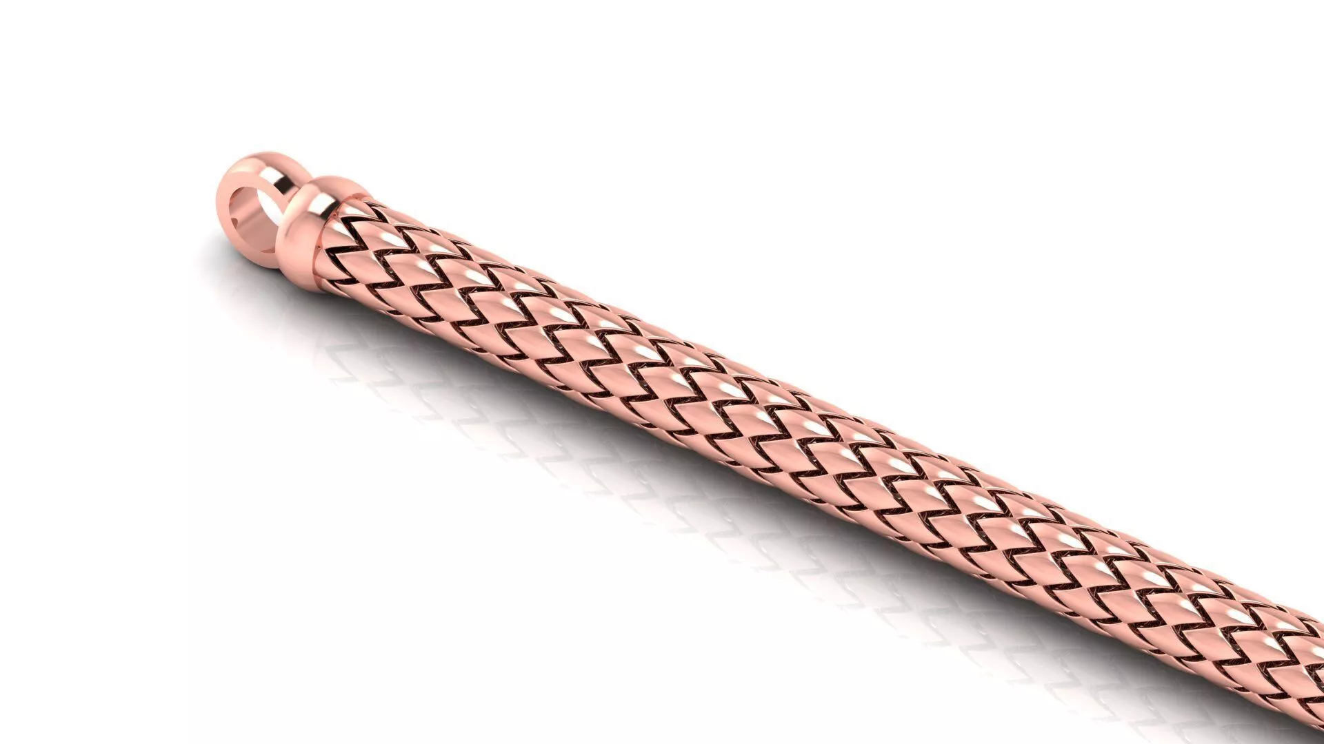 9MM Spiral Braided Hinge Bracelet 3D Pre-Supported 3D print model