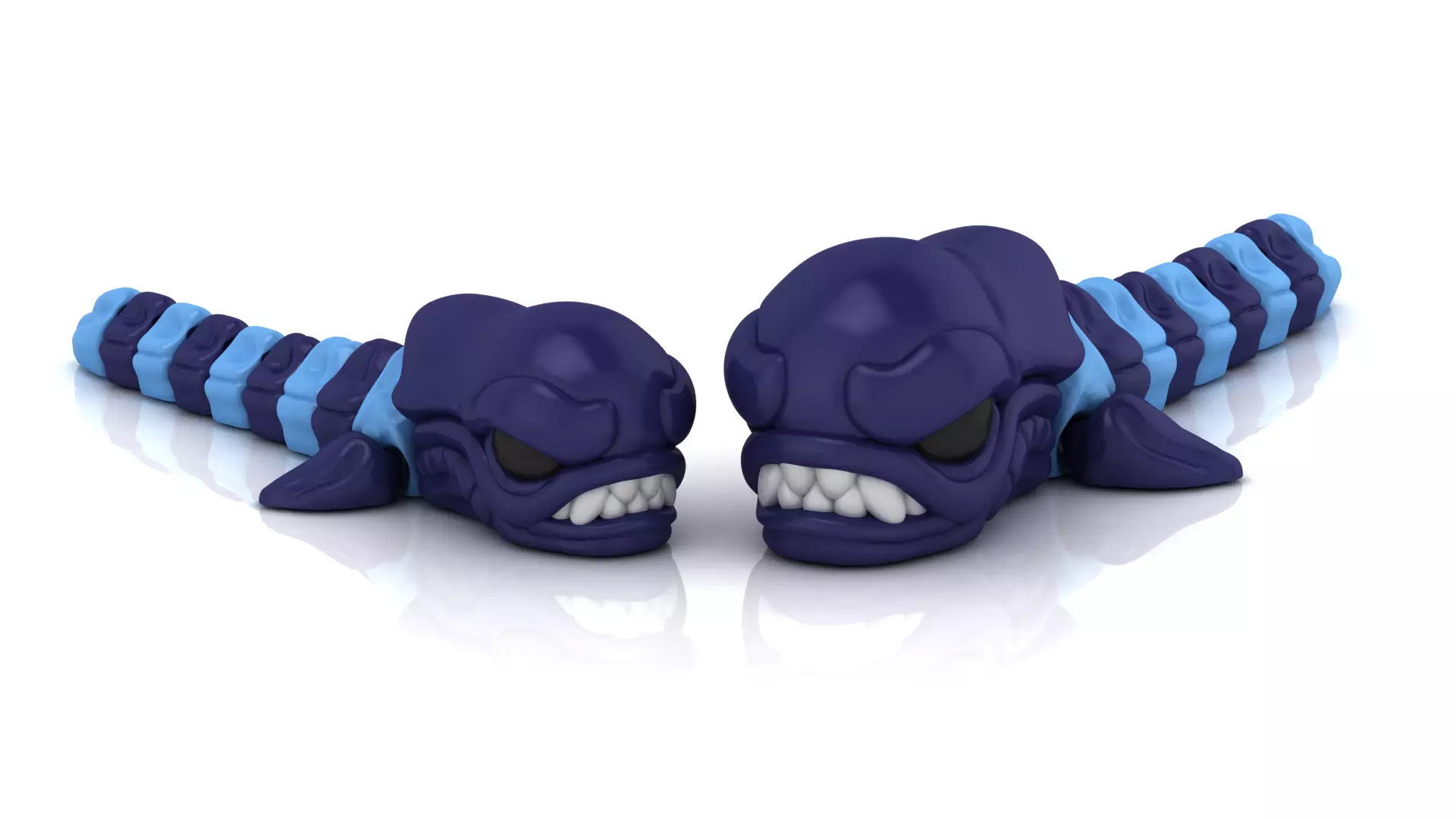 Angry Sea Monster 3D print model