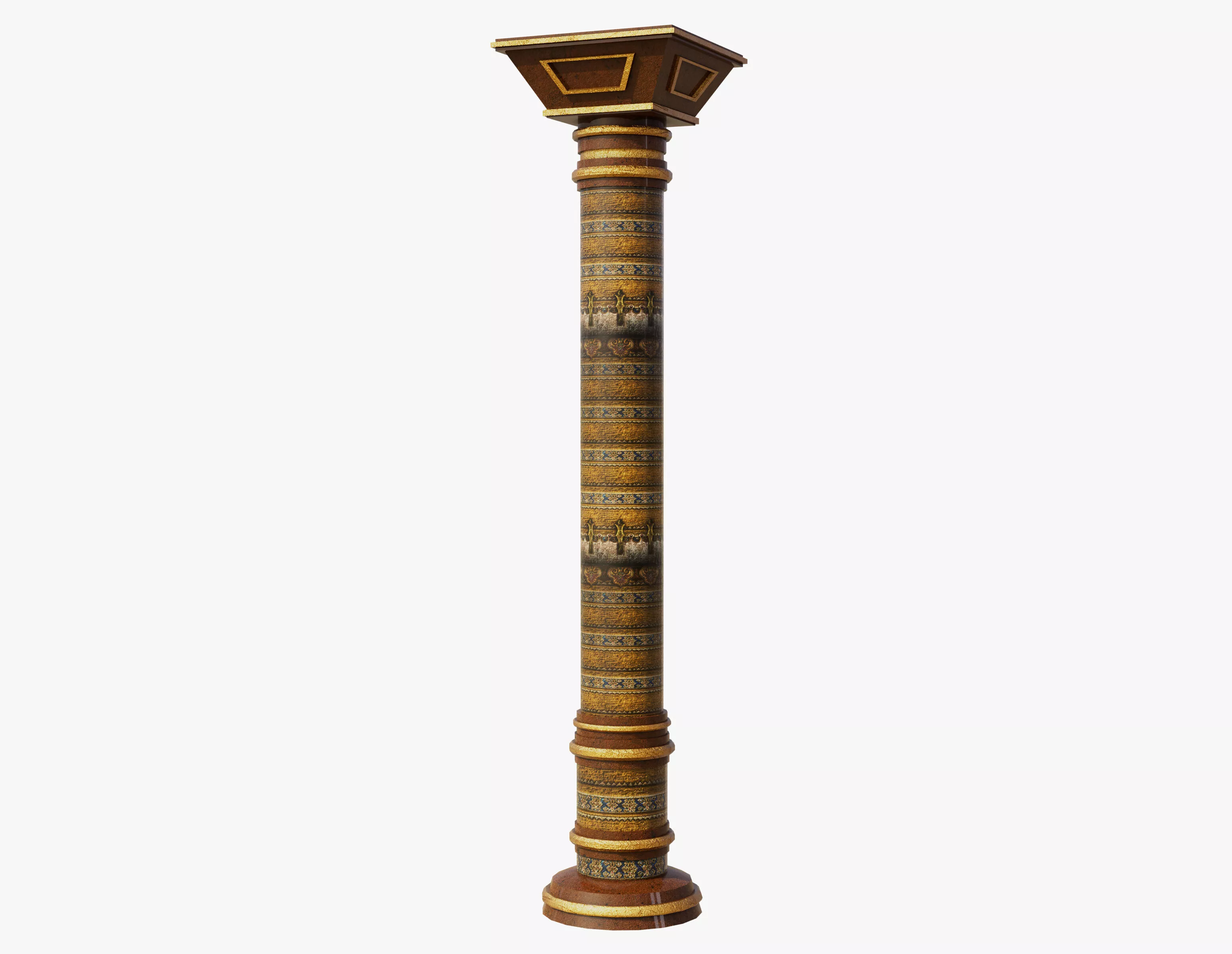 Exotic Column Pillar Free 3D model