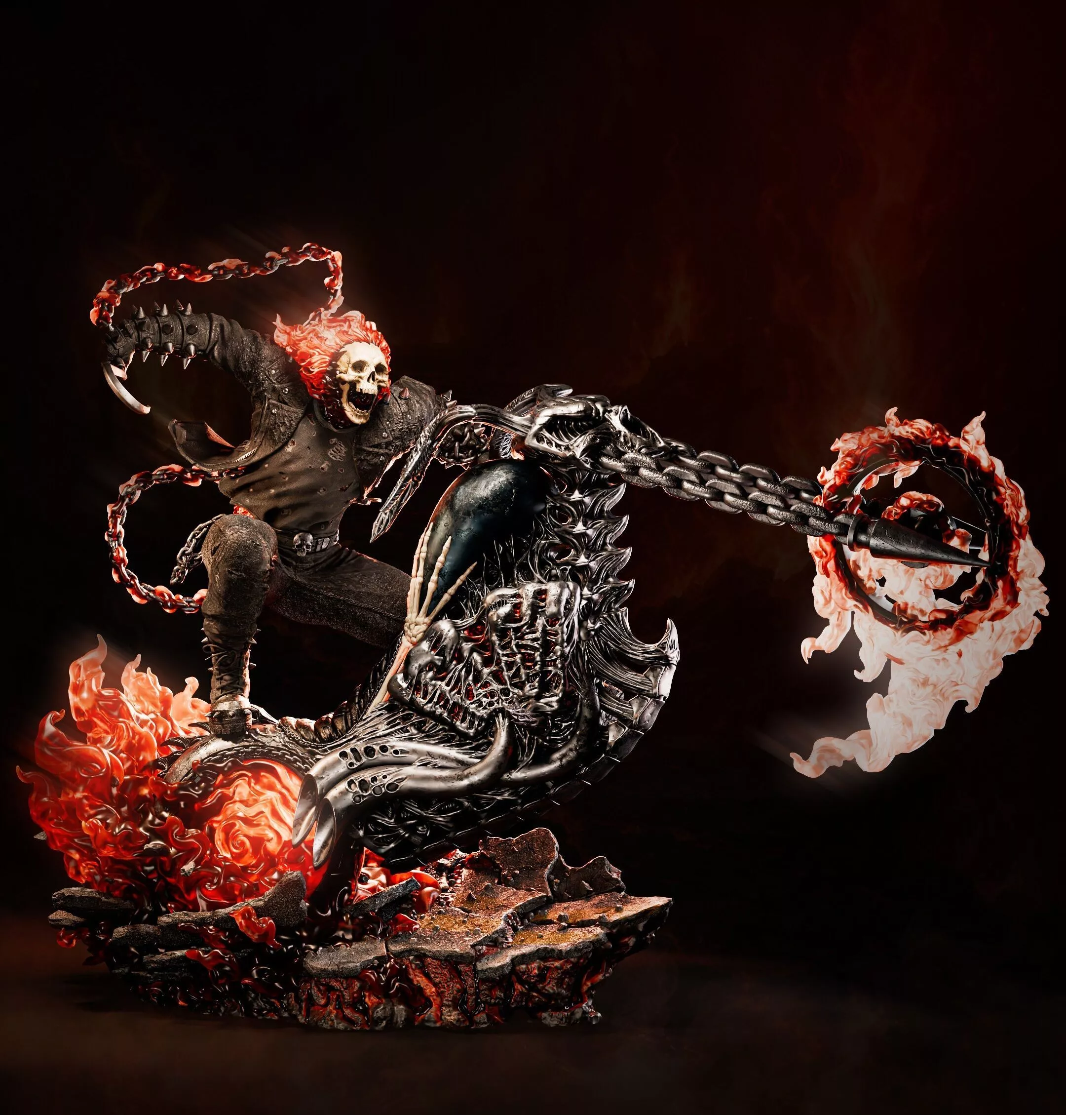Ghost Rider 3D Print Model 3D print model