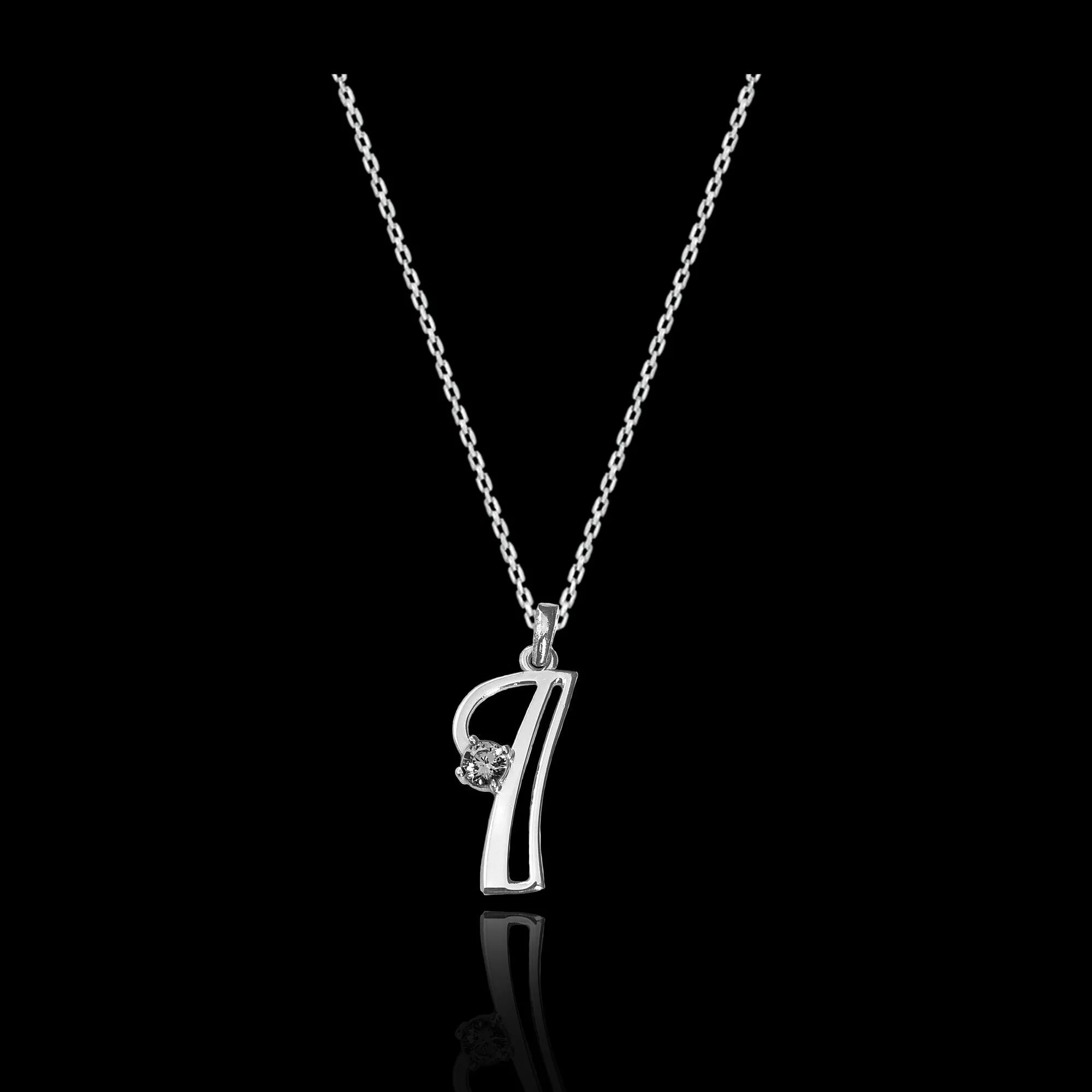 Alphabet i Necklace 3D print model