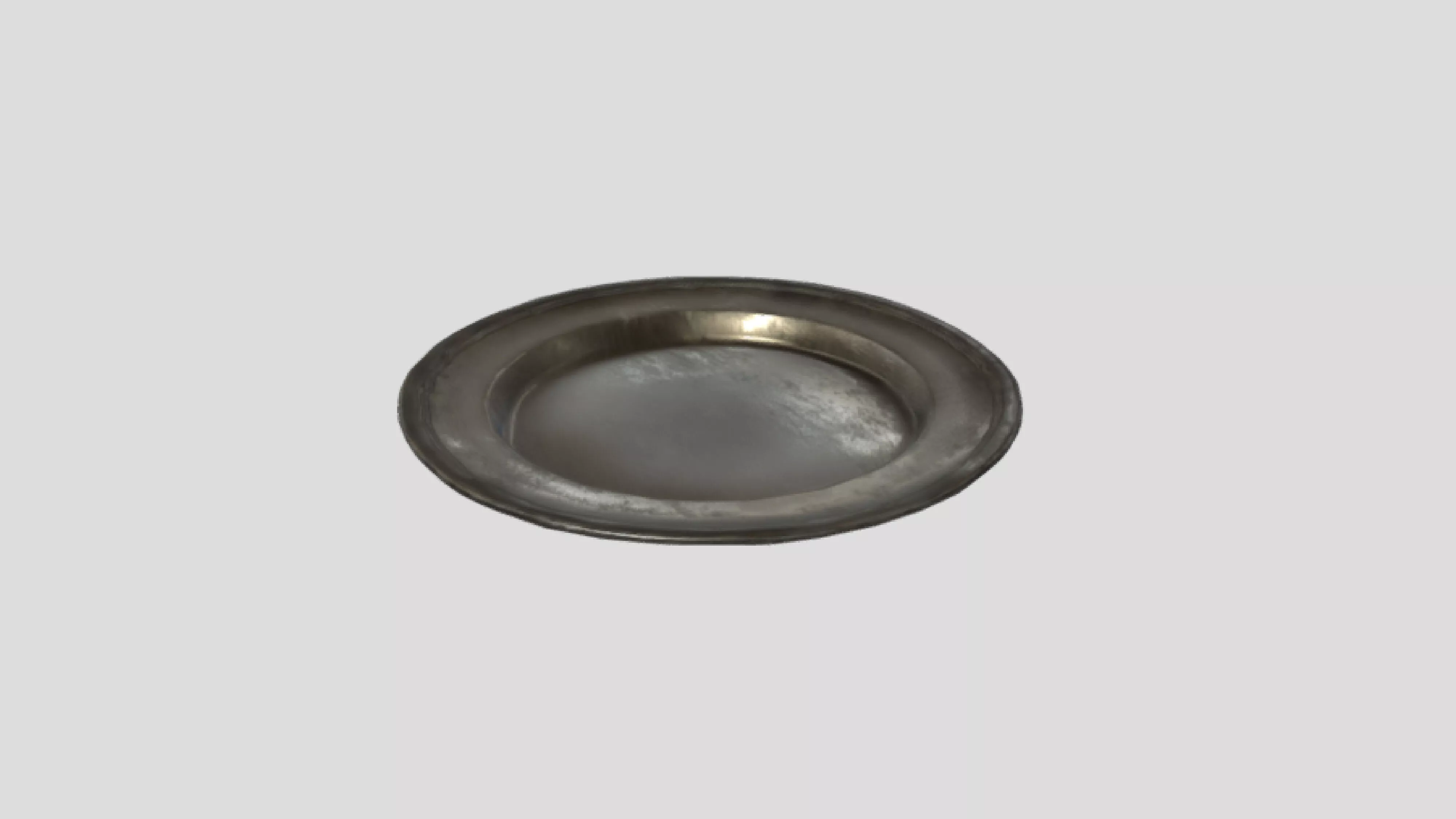 Metal Plate Low-poly 3D model