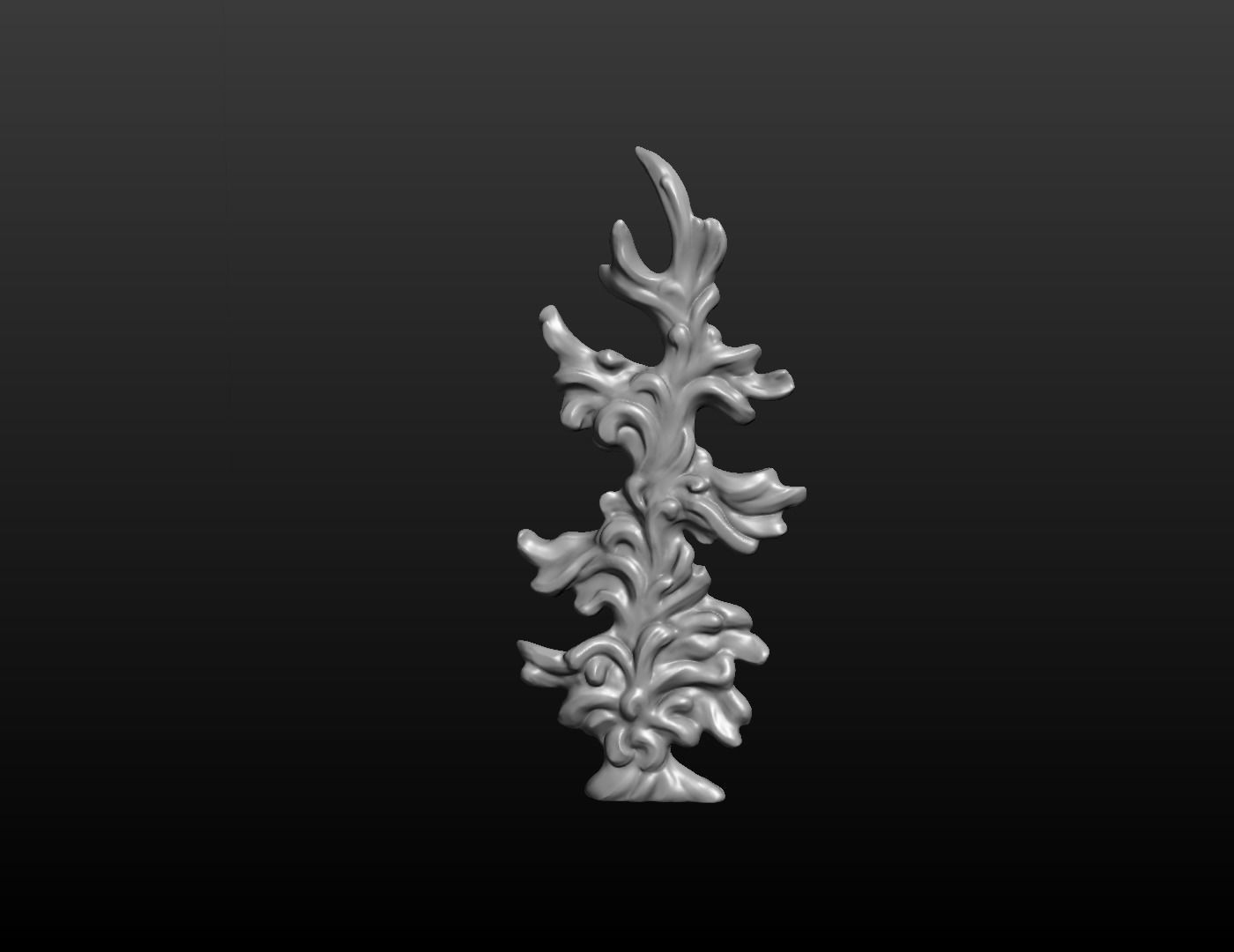 Fir tree 3D print model_2