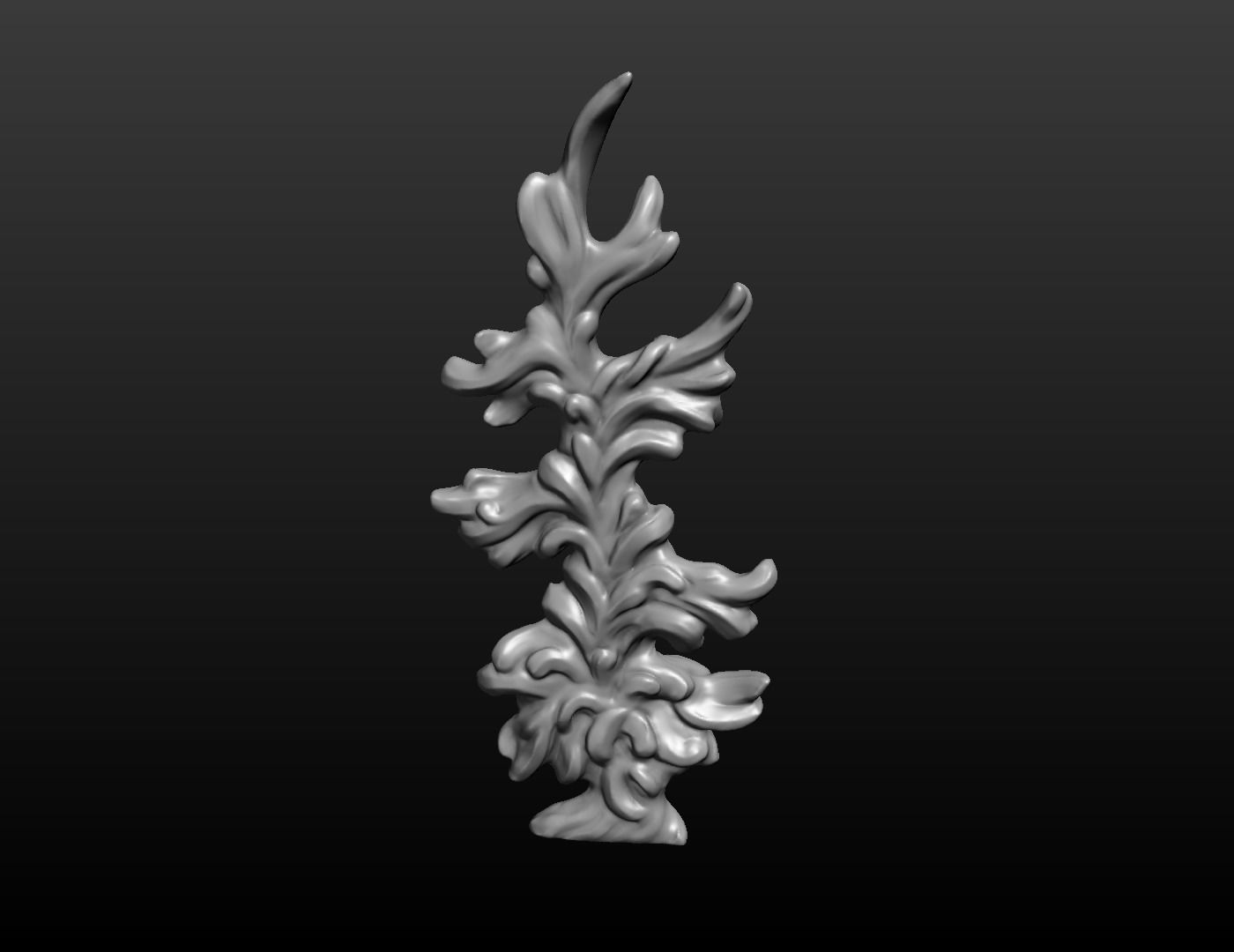 Fir tree 3D print model_1