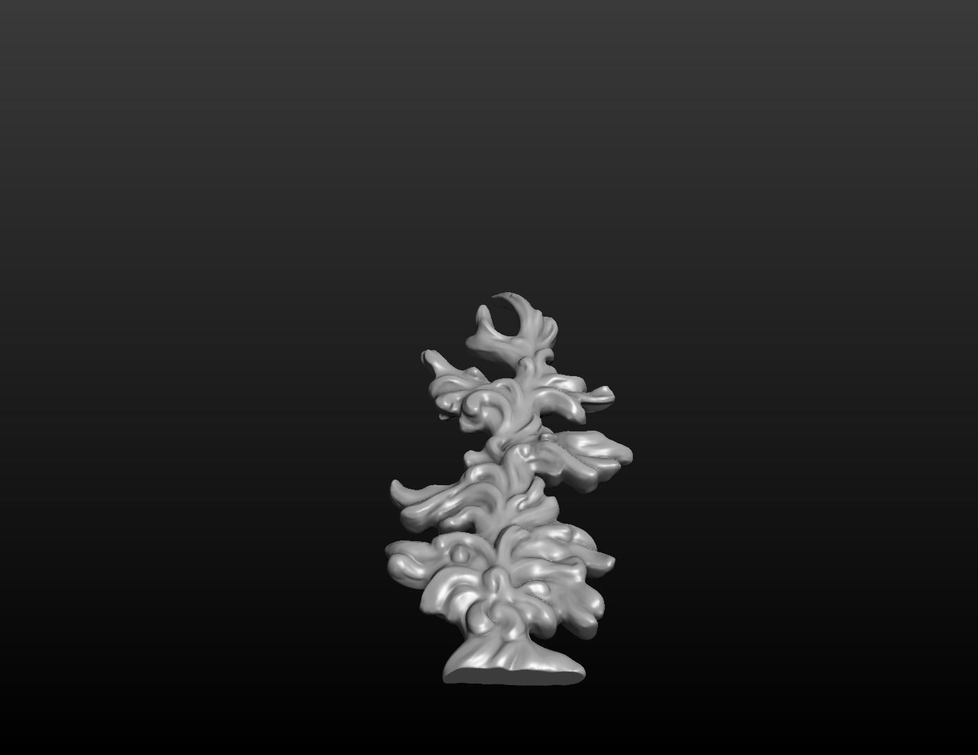 Fir tree 3D print model_4
