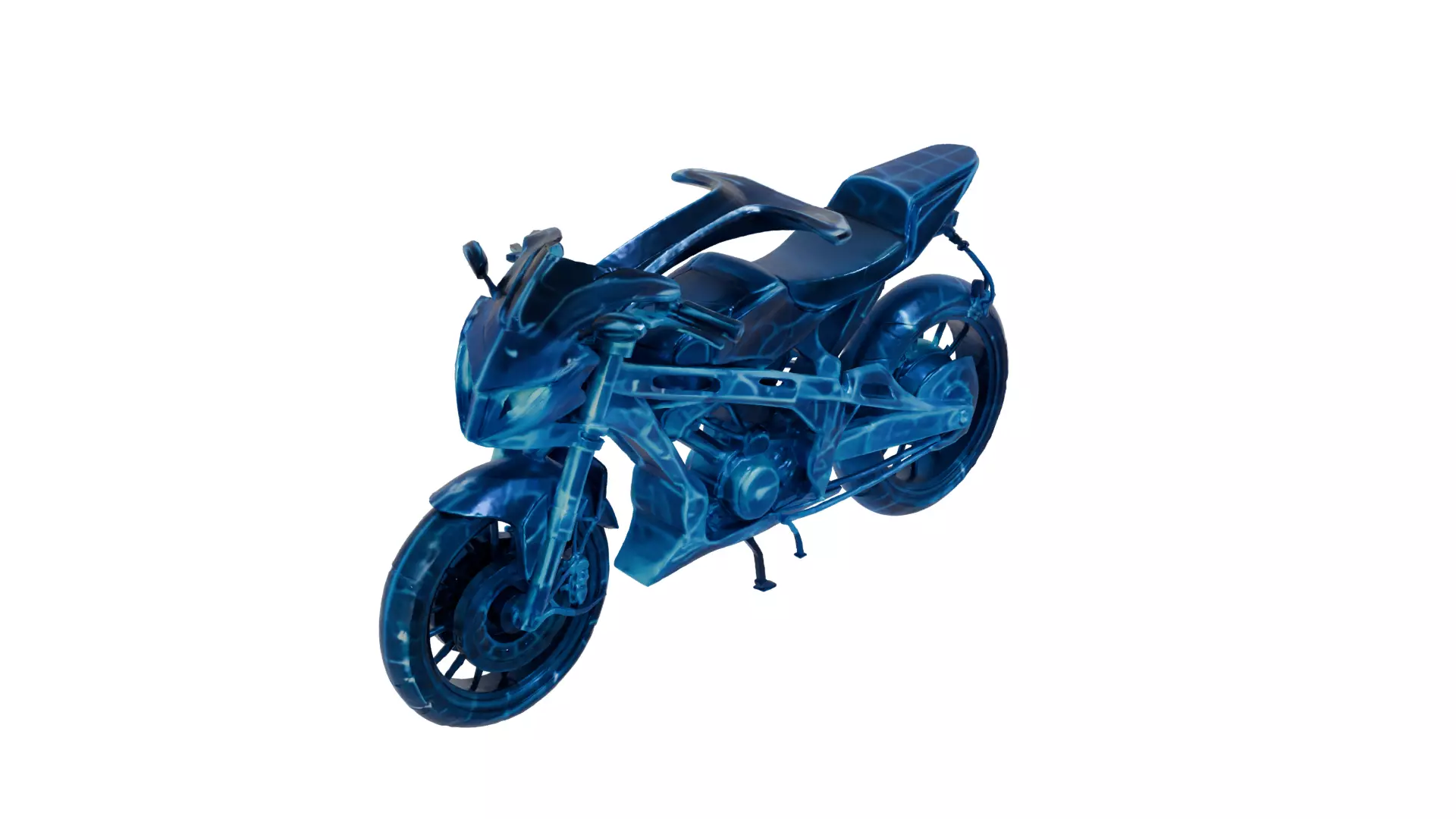 Game Ready High Poly Spider-Man Futuristic Motorcycle 3D Model 3D model