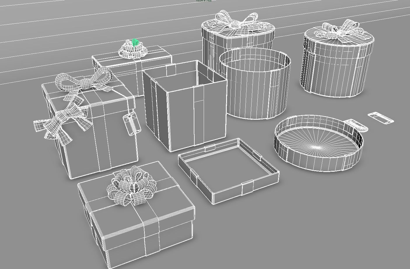 Gift Boxes 3d models 3D model_2