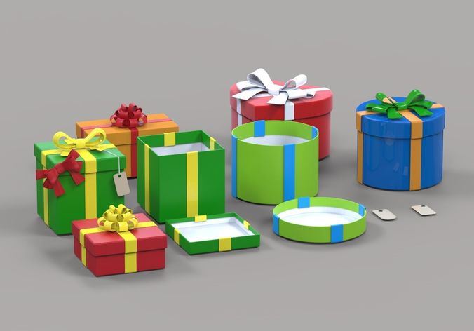 Gift Boxes 3d models 3D model