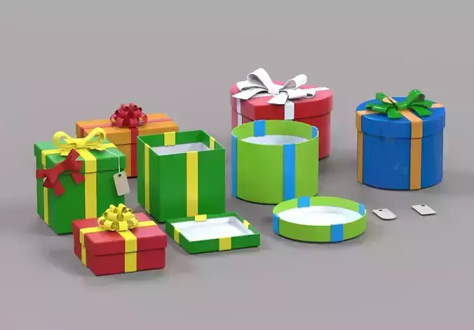 Gift Boxes 3d models 3D model