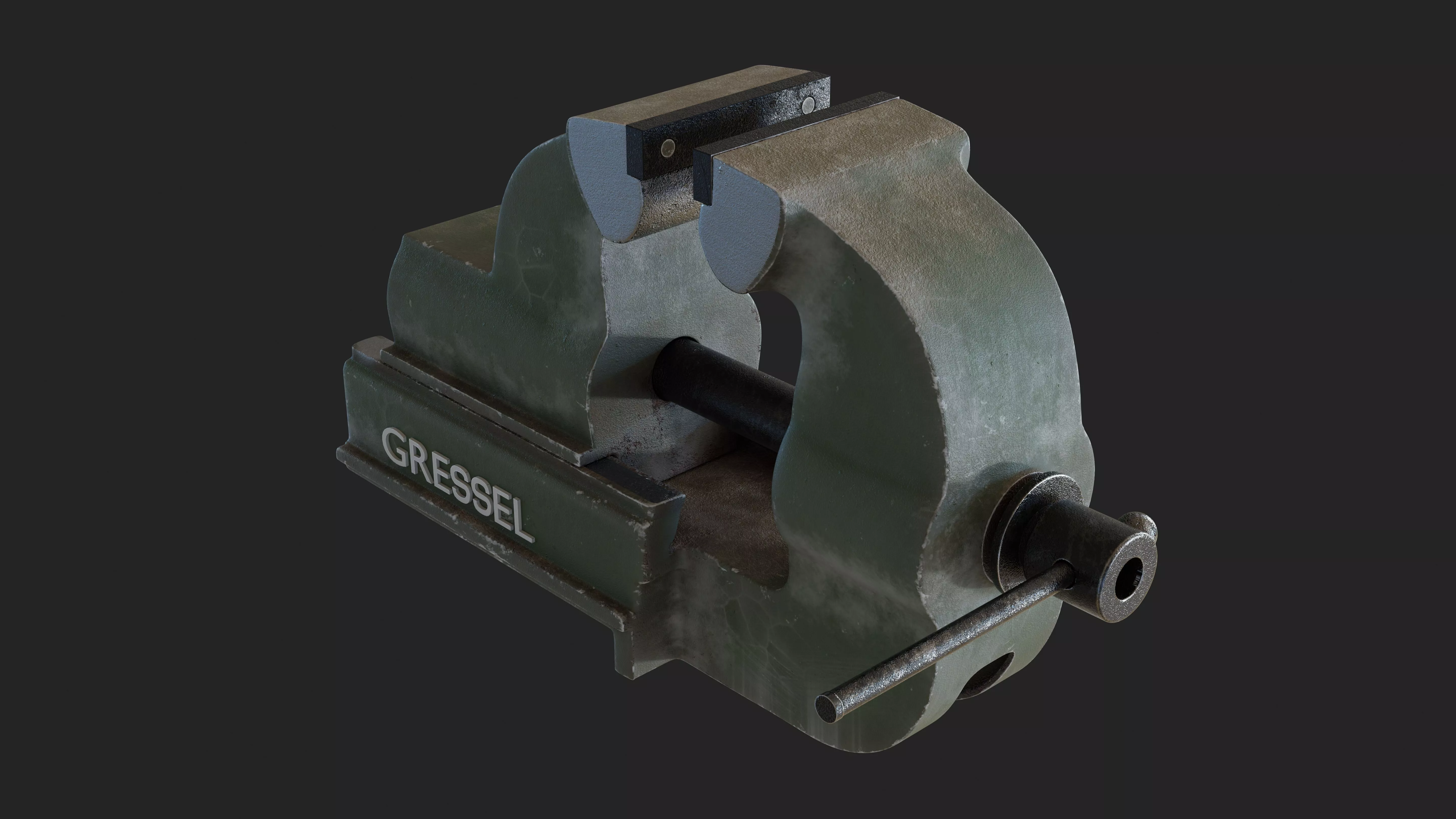 Gressel vise 3D model