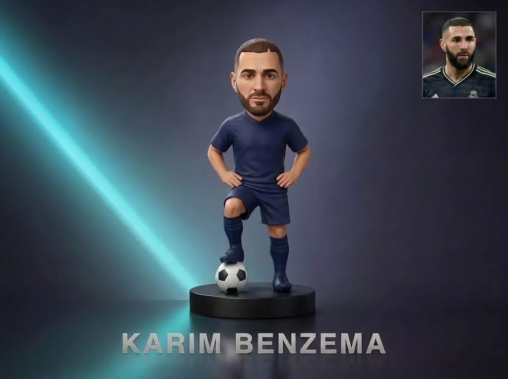 Karim Benzema 3D Printable Figurine 3D print model