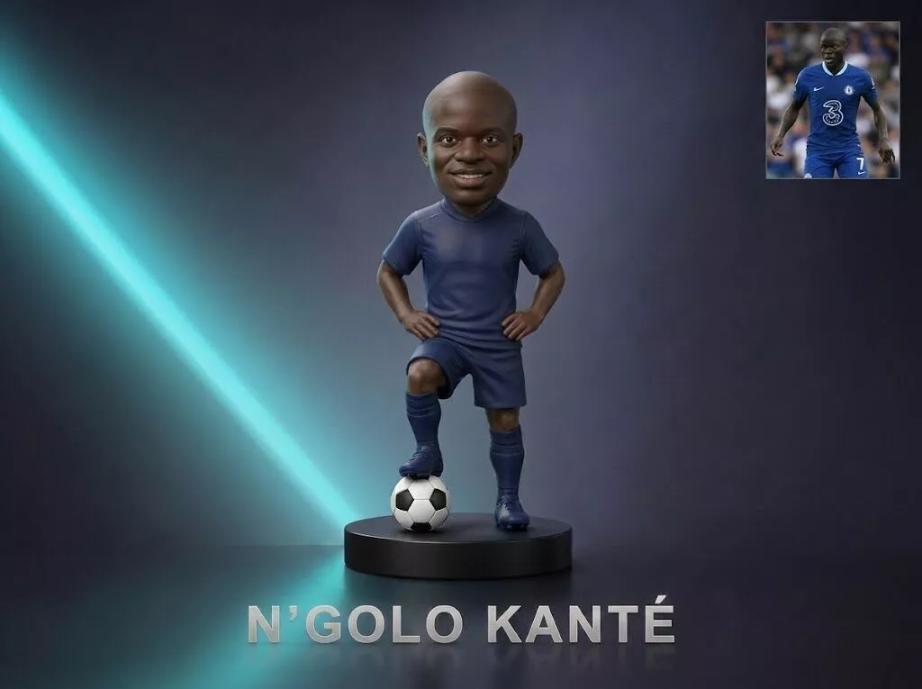 NGolo Kante 3D Printable Figurine 3D print model