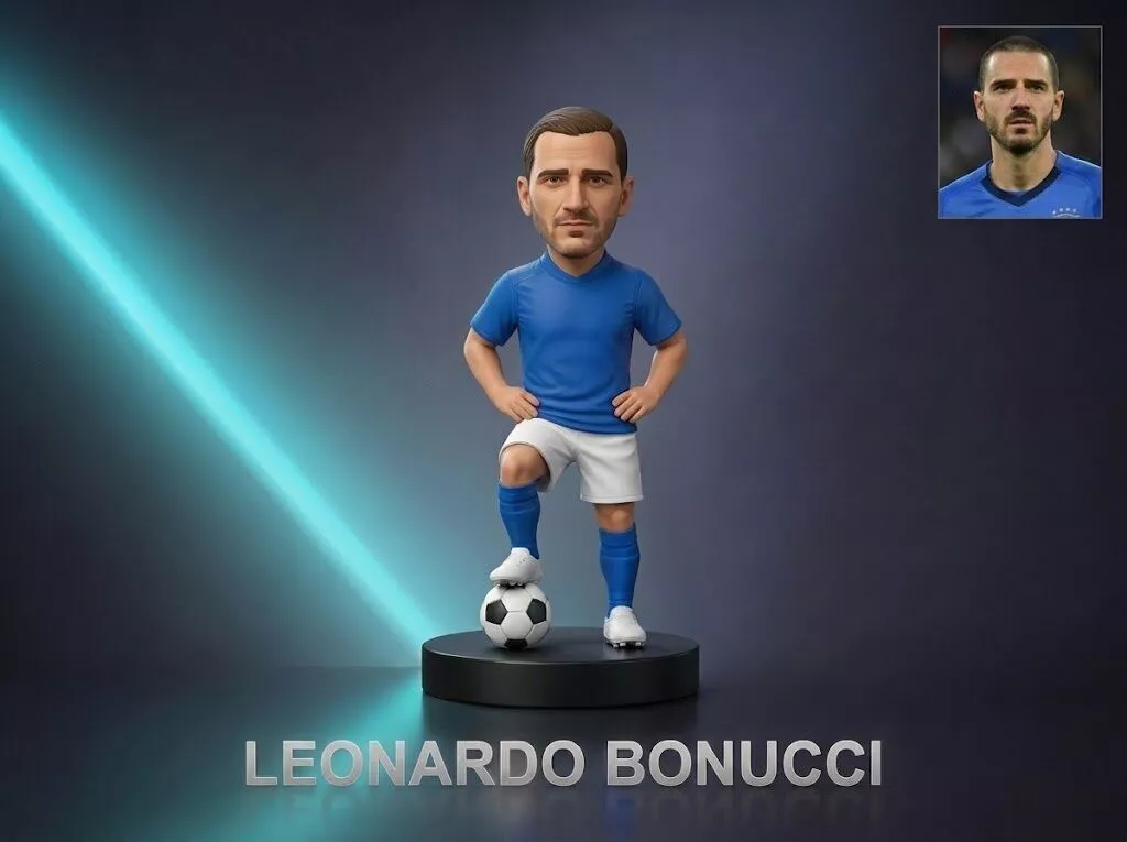 Leonardo Bonucci 3D Printable Figurine 3D print model