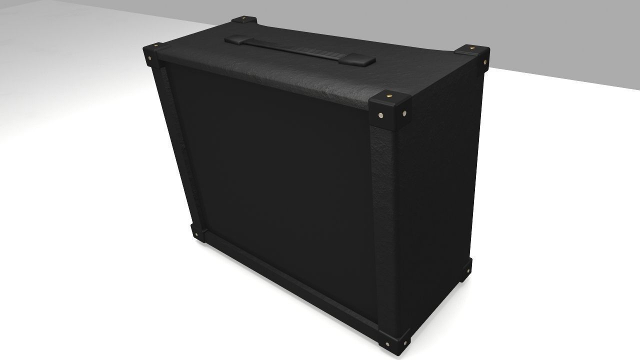 Marshall Amplifier 3D model_4